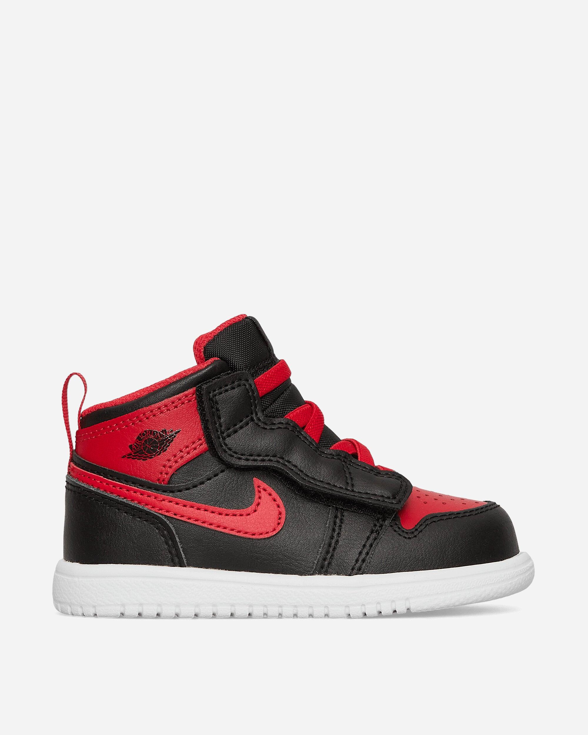 Nike Air Jordan 1 Mid (td) Sneakers in Black | Lyst