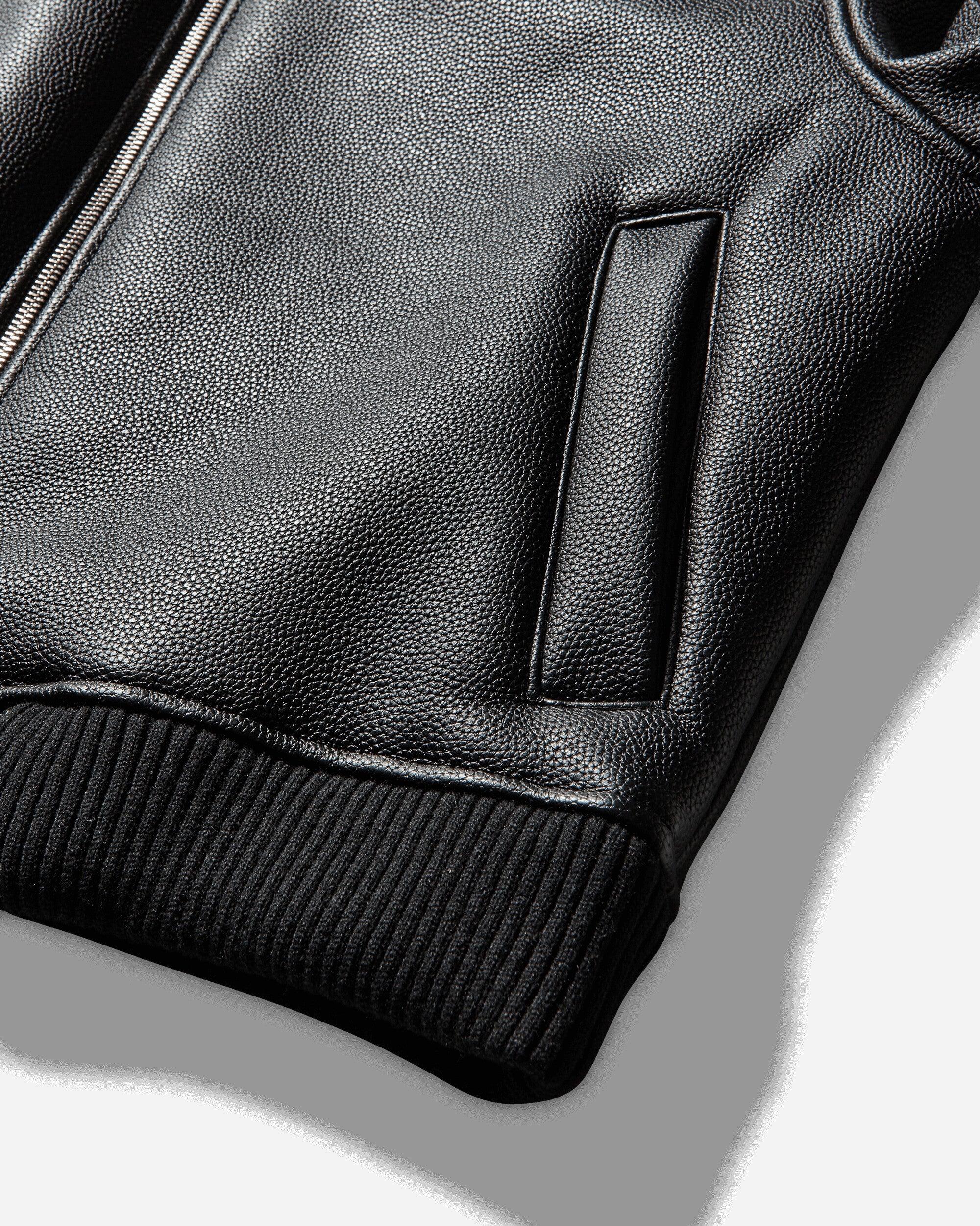 AFB Hooded Studded Bomber in Black for Men | Lyst UK
