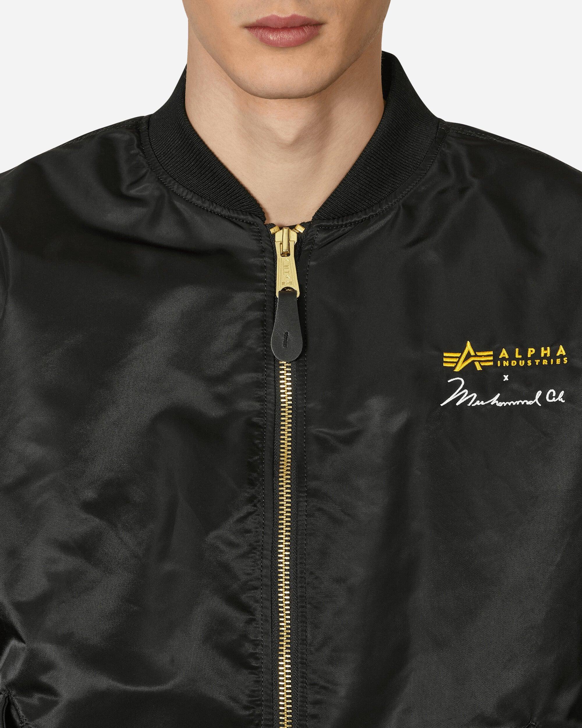 Alpha Industries Muhammad Ali Ma-1 Bomber Jacket in Black for Men | Lyst
