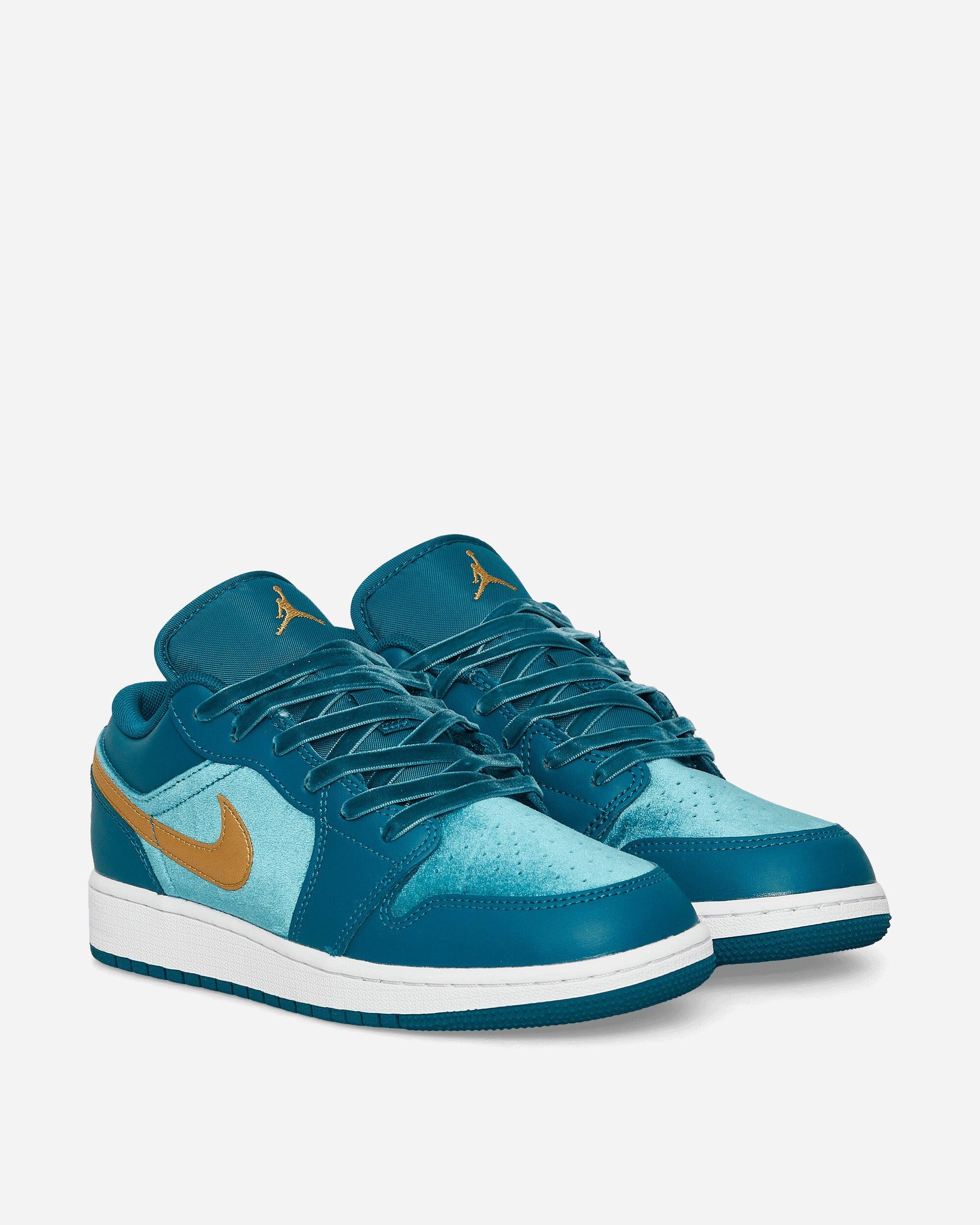 Nike Air Jordan 1 Low Se gs Sneakers Geode Teal Metallic Gold in Blue for Men Lyst