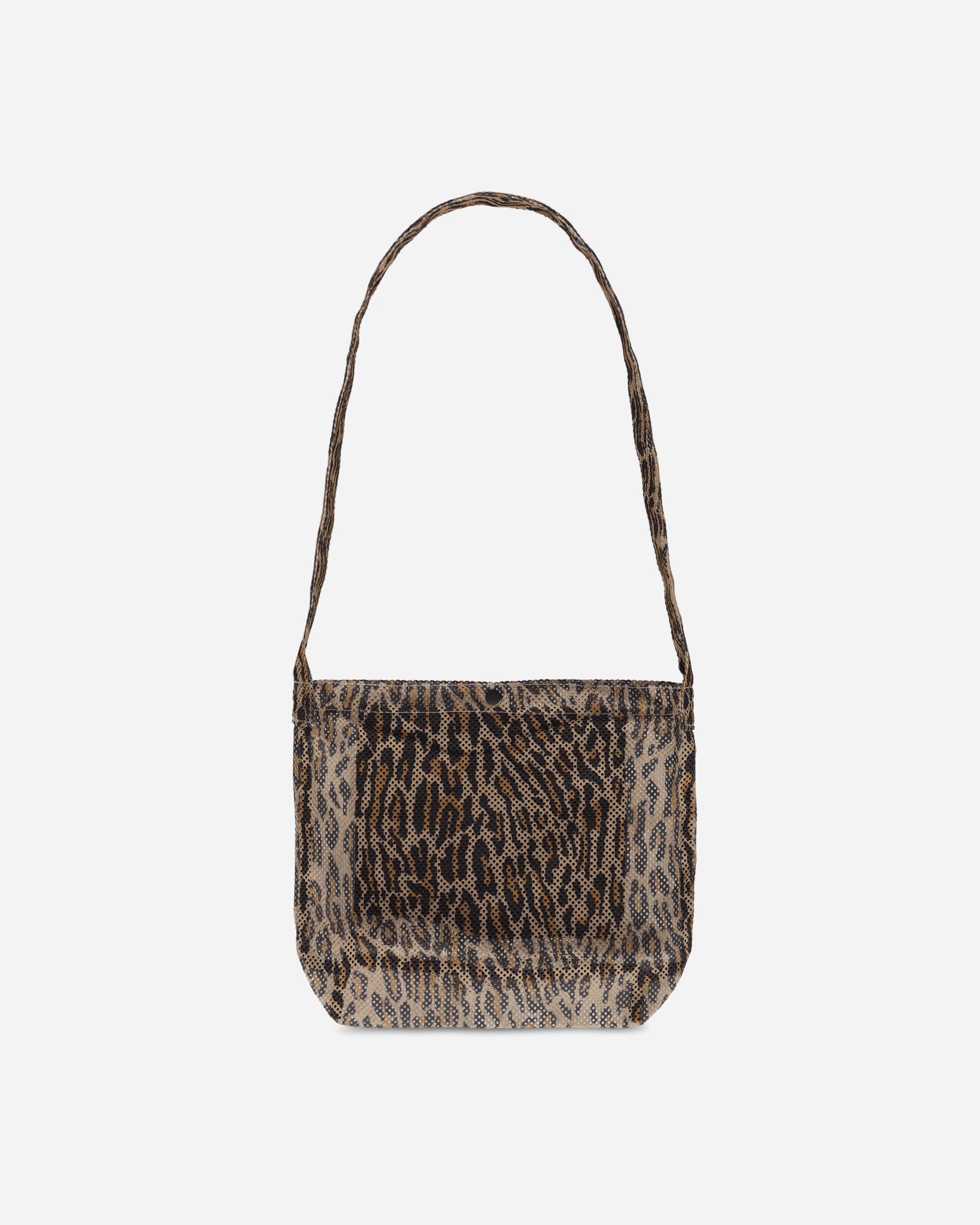 Wacko Maria Speak Easy Leopard Shoulder Bag Beige in Brown