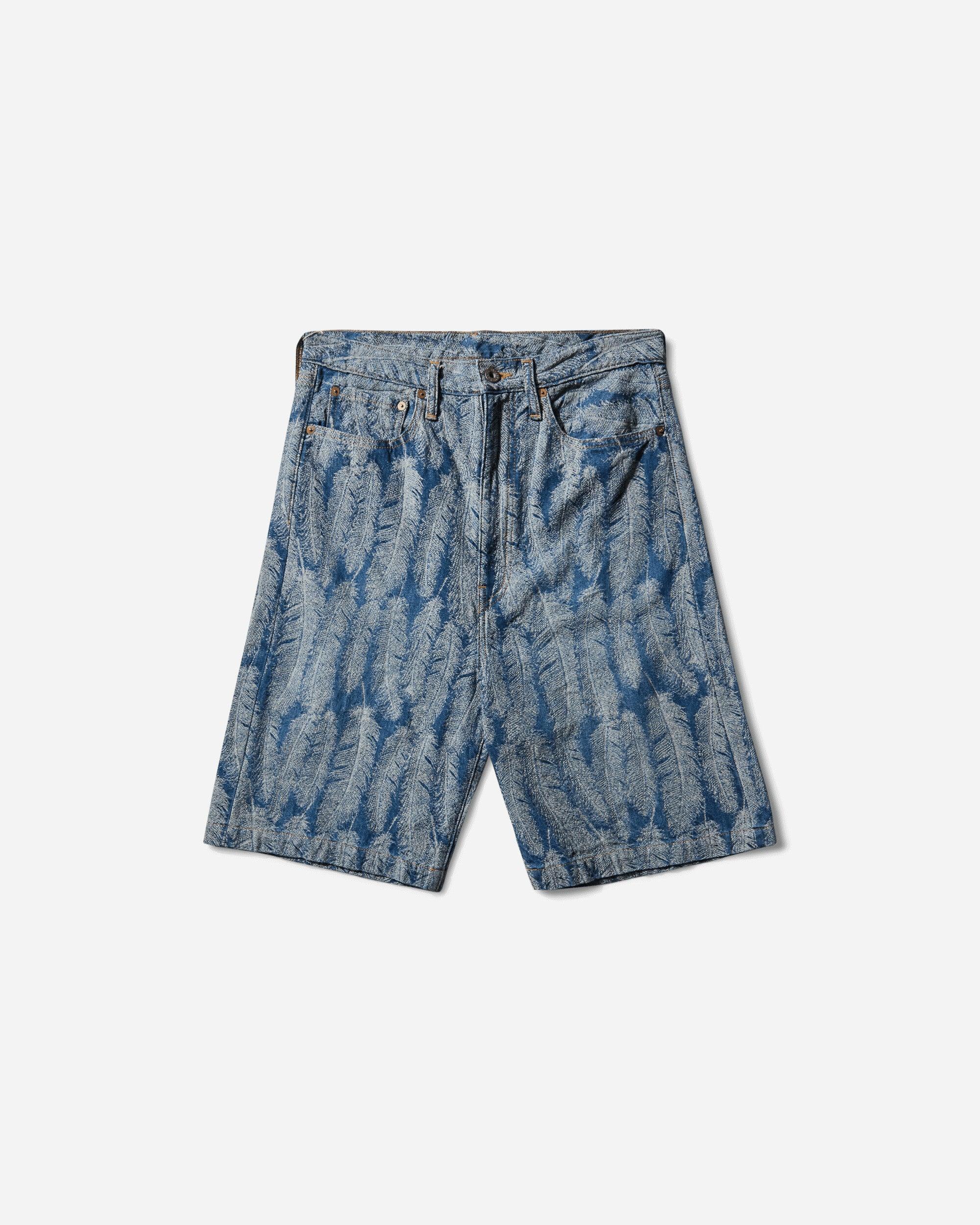 Short En Denim Jacquard Kapital 12oz Beige - Neuf Avec étiquettes, Japon