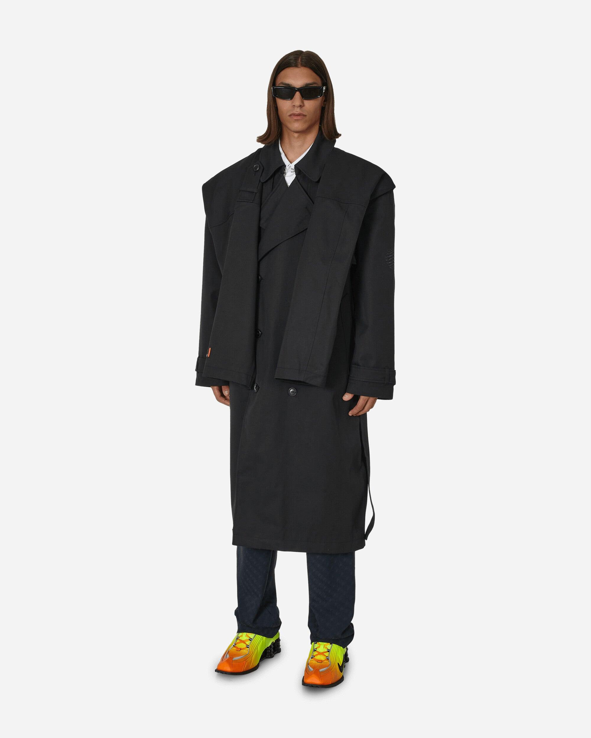 Nike Martine Rose Trench Coat Navy / Pitch Blue in Black for Men | Lyst UK