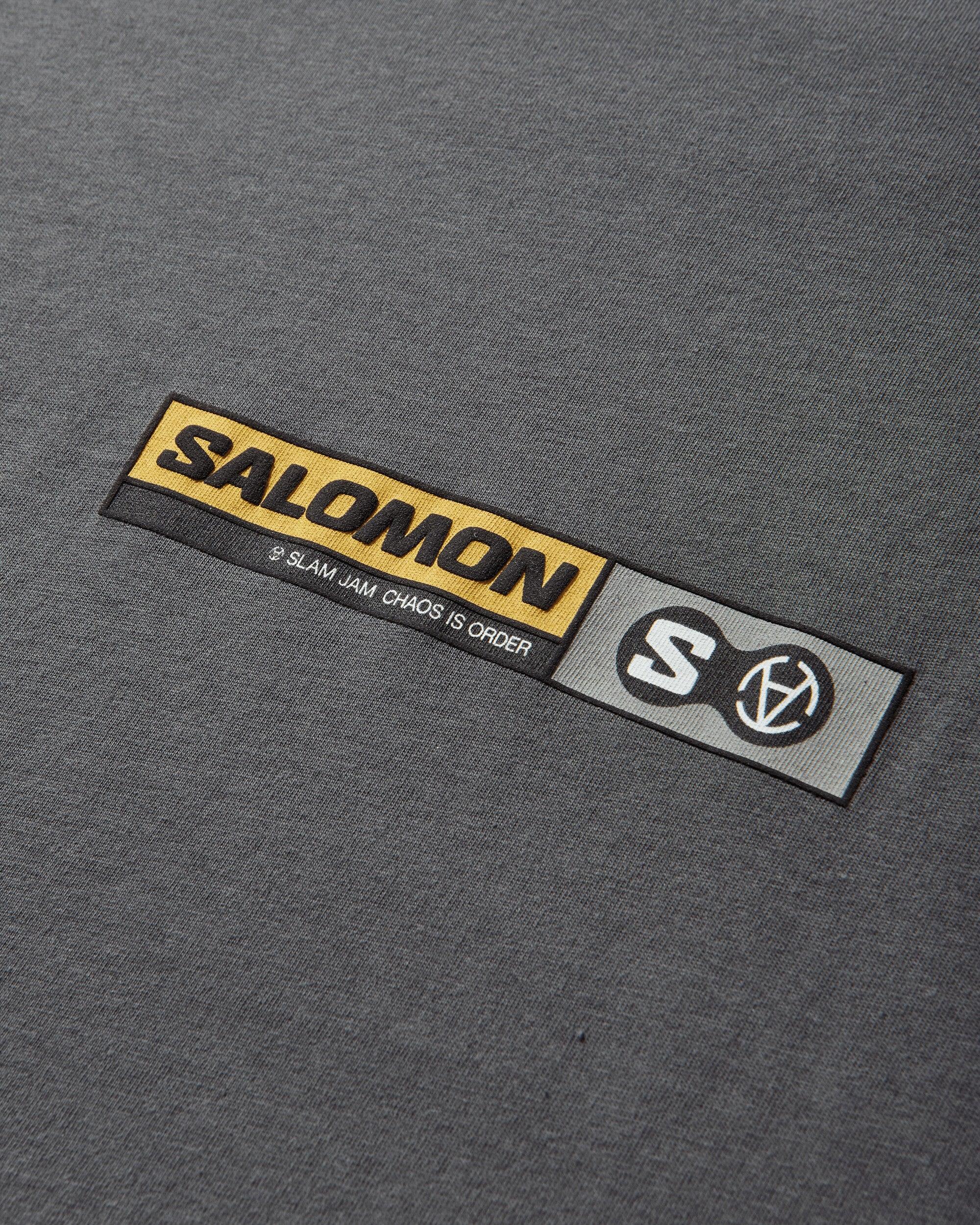 Salomon Slam Jam Longsleeve T-Shirt Castlerock in Gray for Men | Lyst