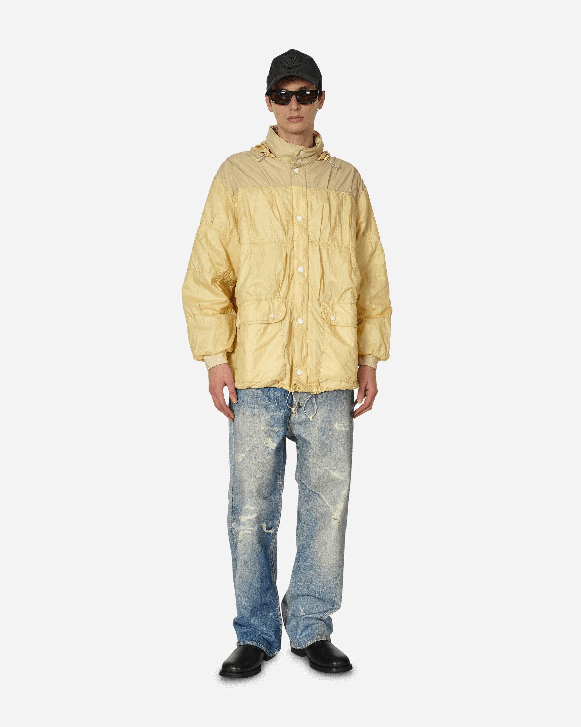 Our Legacy Rubberized Nylon Exhaust Puffa Jacket Cream in Natural