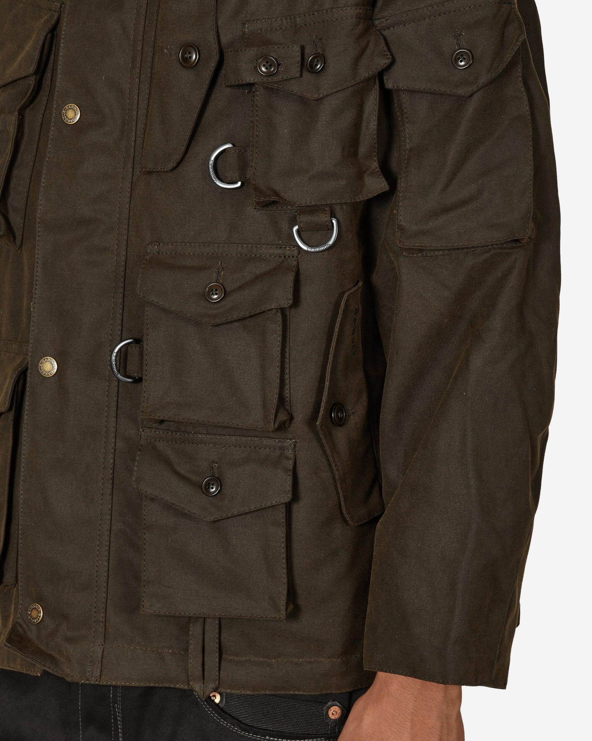 Barbour Baracuta Clayton Waxed Jacket Olive in Green for Men | Lyst