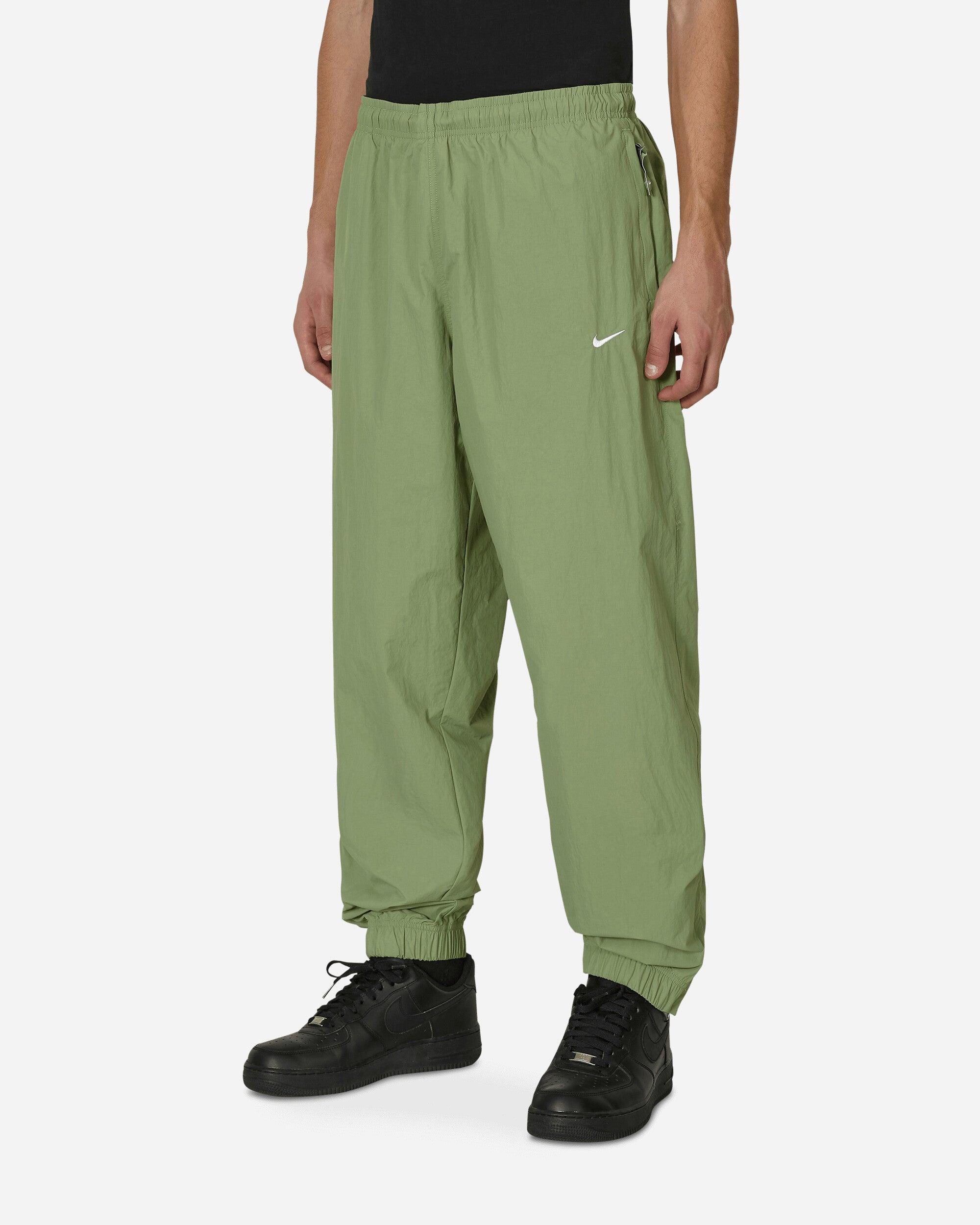 Nike Solo Swoosh Woven Track Pants Green for Men | Lyst