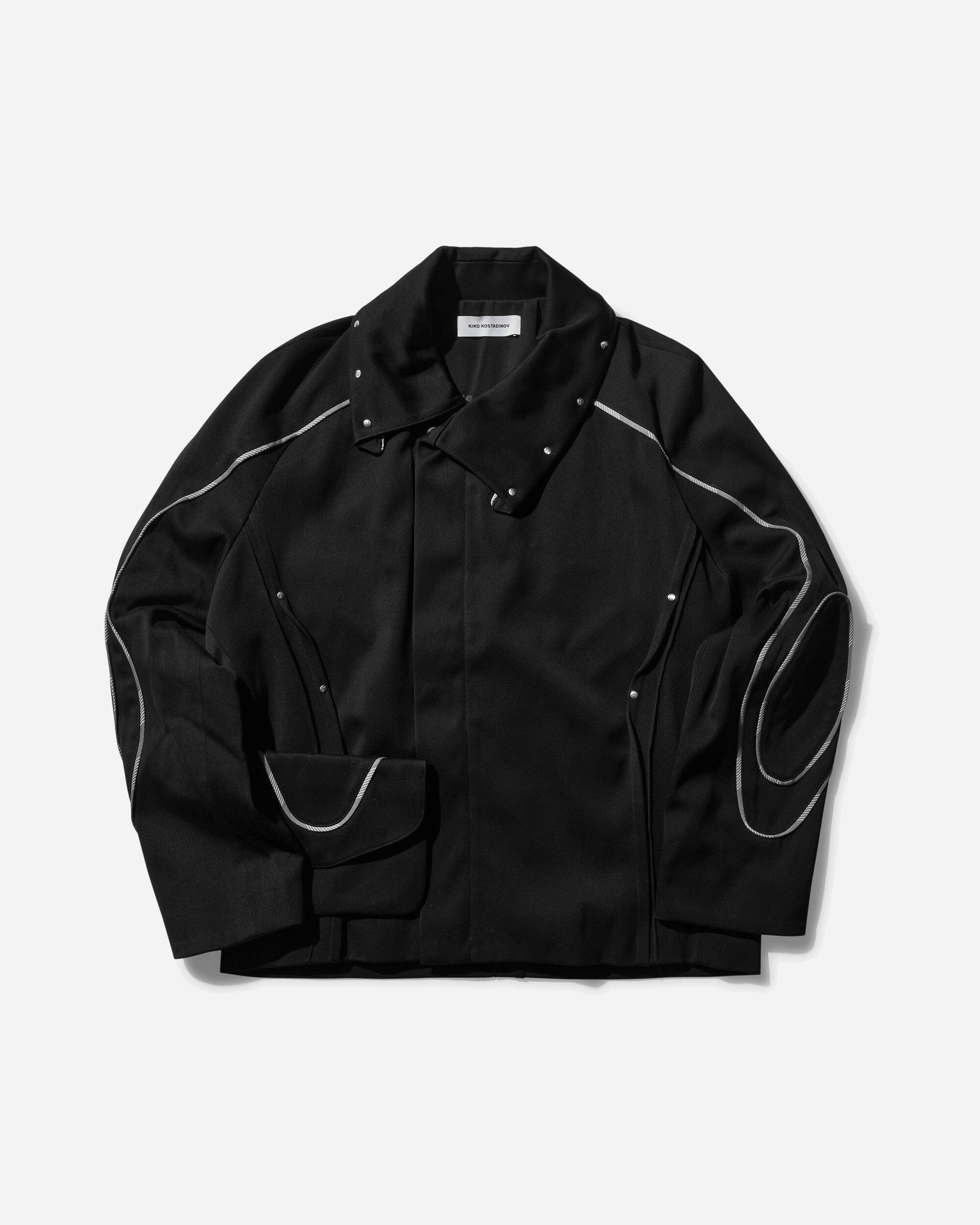 kiko kostadinov chalice ジャケット　44 Kiko Kostadinov Chalice Jacket with Bag in Black | notreshop