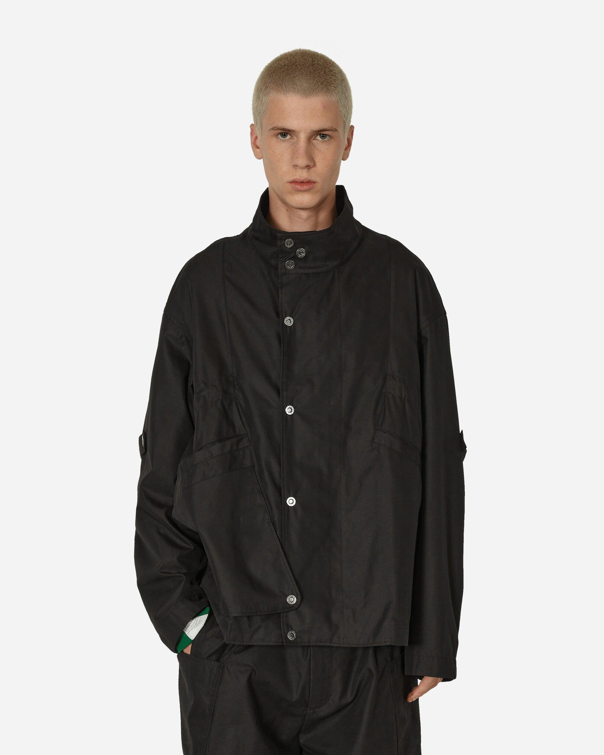 Kiko Kostadinov Meno Long Jacket Crown in Black for Men Kiko Kostadinov Meno Long Jacket Crown in Black for Men