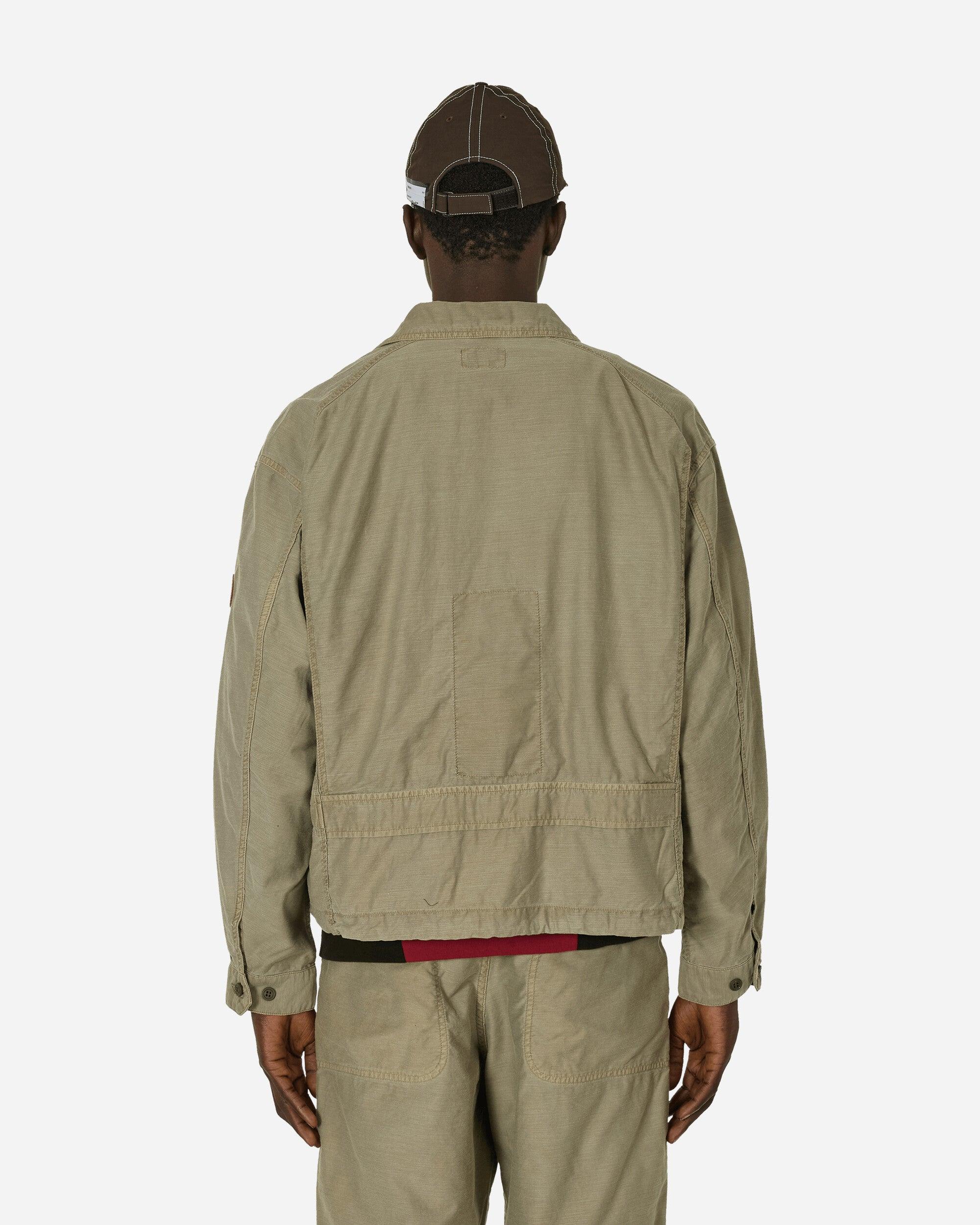 Cav Empt Overdye Light Cotton Button Jacket Khaki in Green