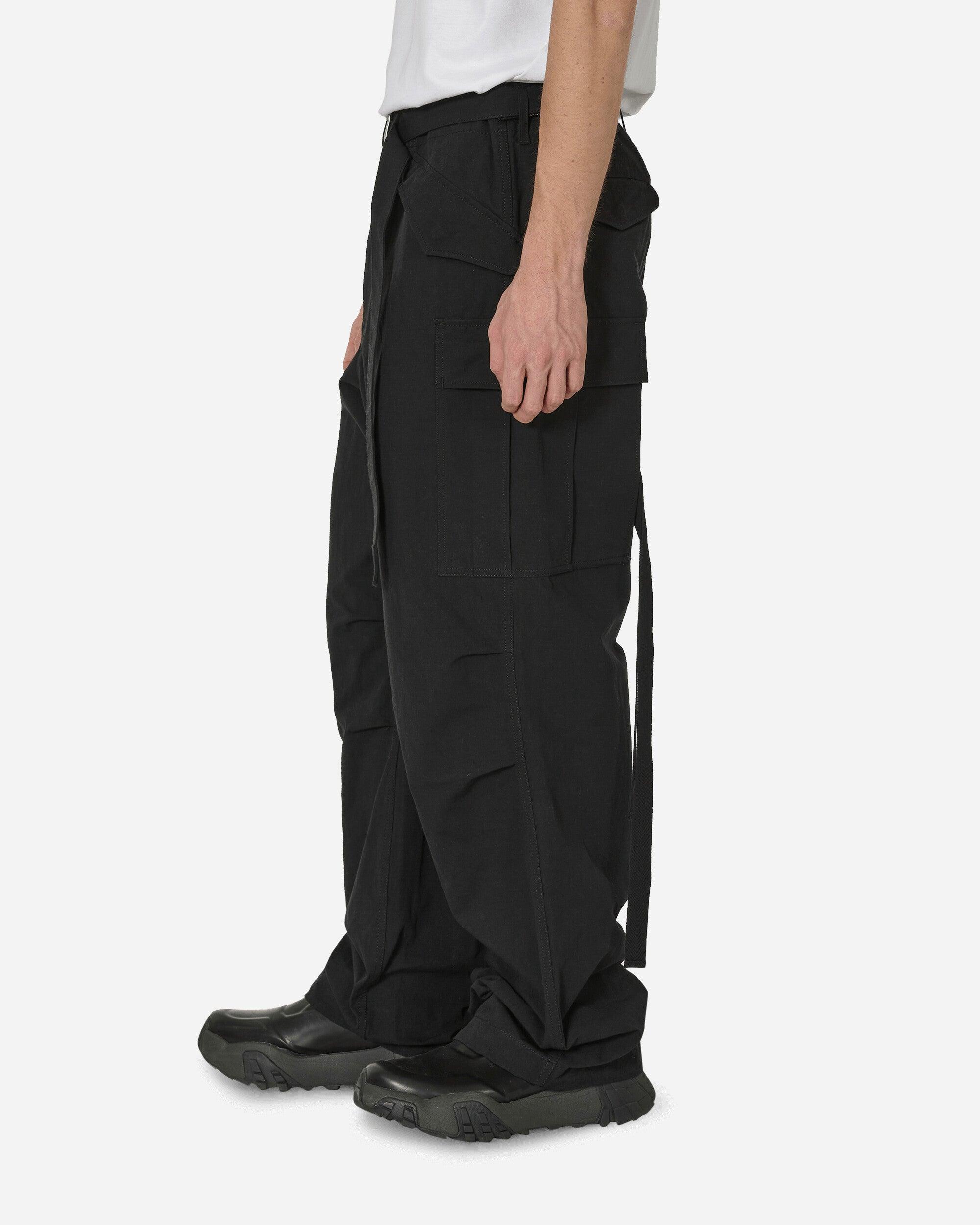 パンツ sacai 25aw Rip Stop pants 1 Black sacai: Men's Ripstop Crago Pants (Black) | DSML E-SHOP