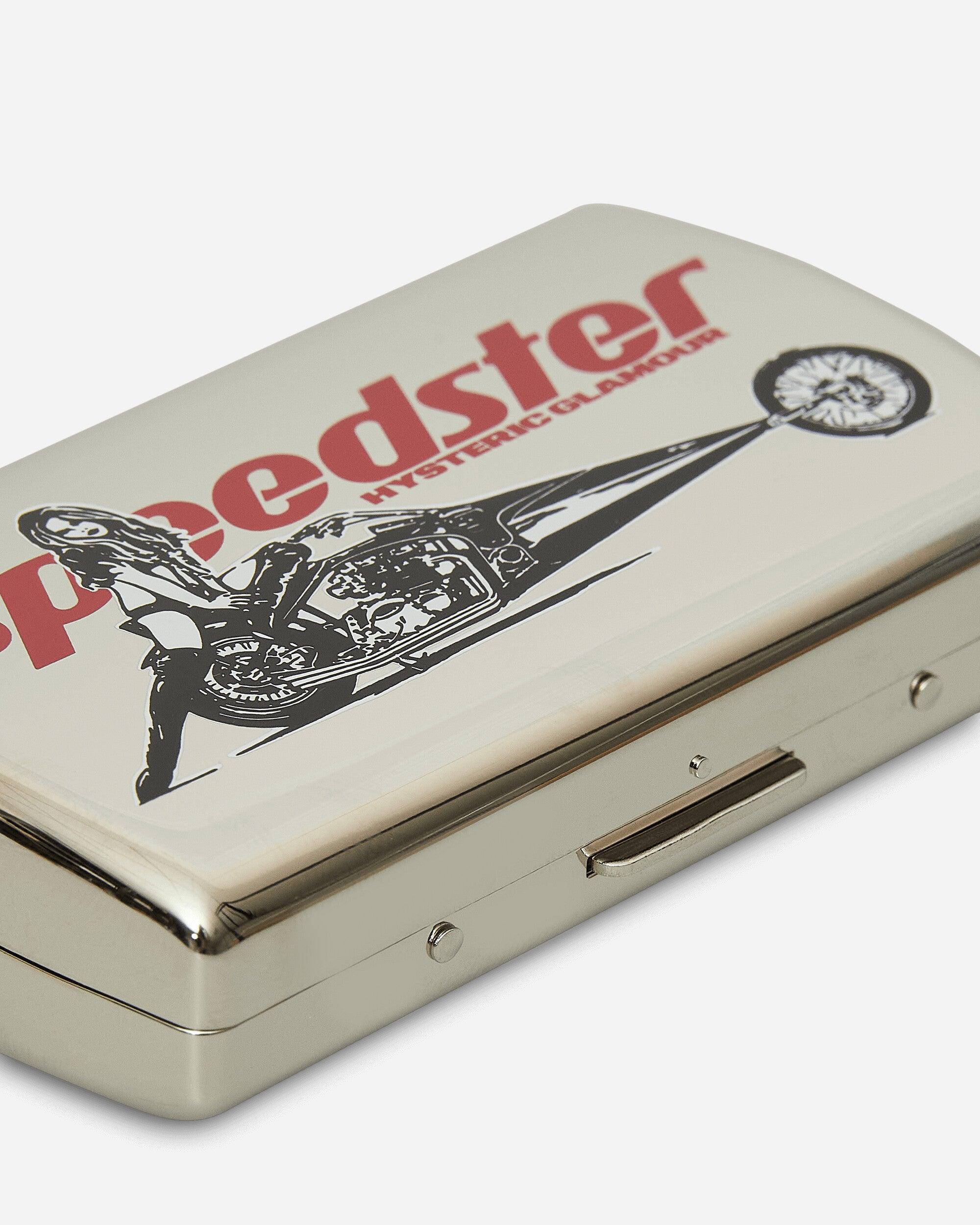 Hysteric Glamour Speedster Cigarette Case Silver in White