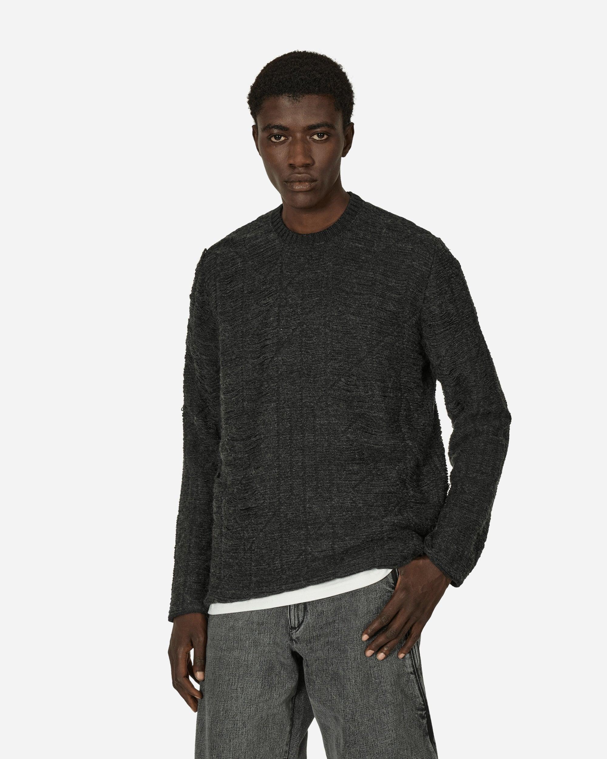 MM6 by Maison Martin Margiela Distressed Crewneck Sweater Dark in Black for Men Lyst UK