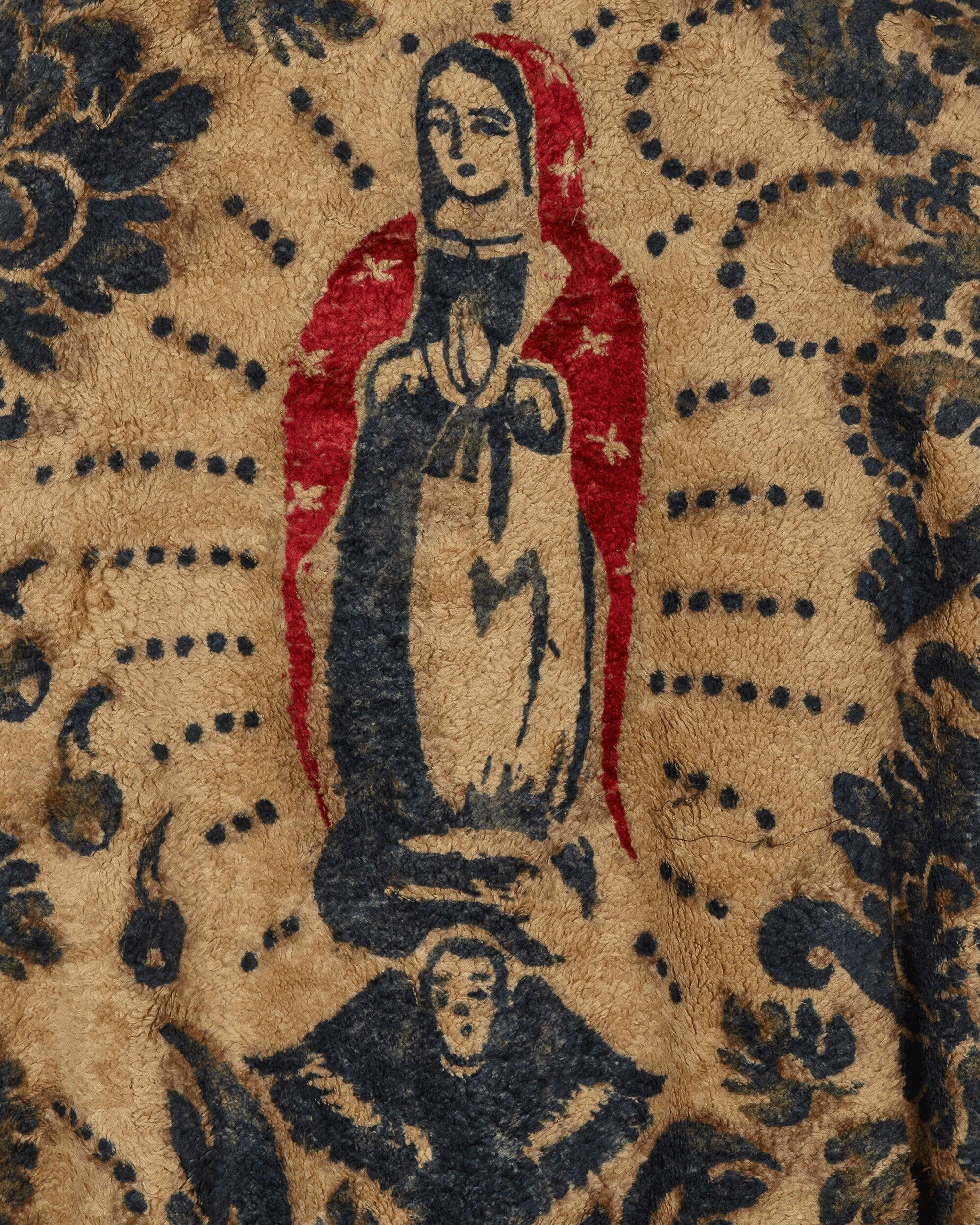 Kapital Damask Fleece Zip Jacket (virgin Mary) in Natural for Men
