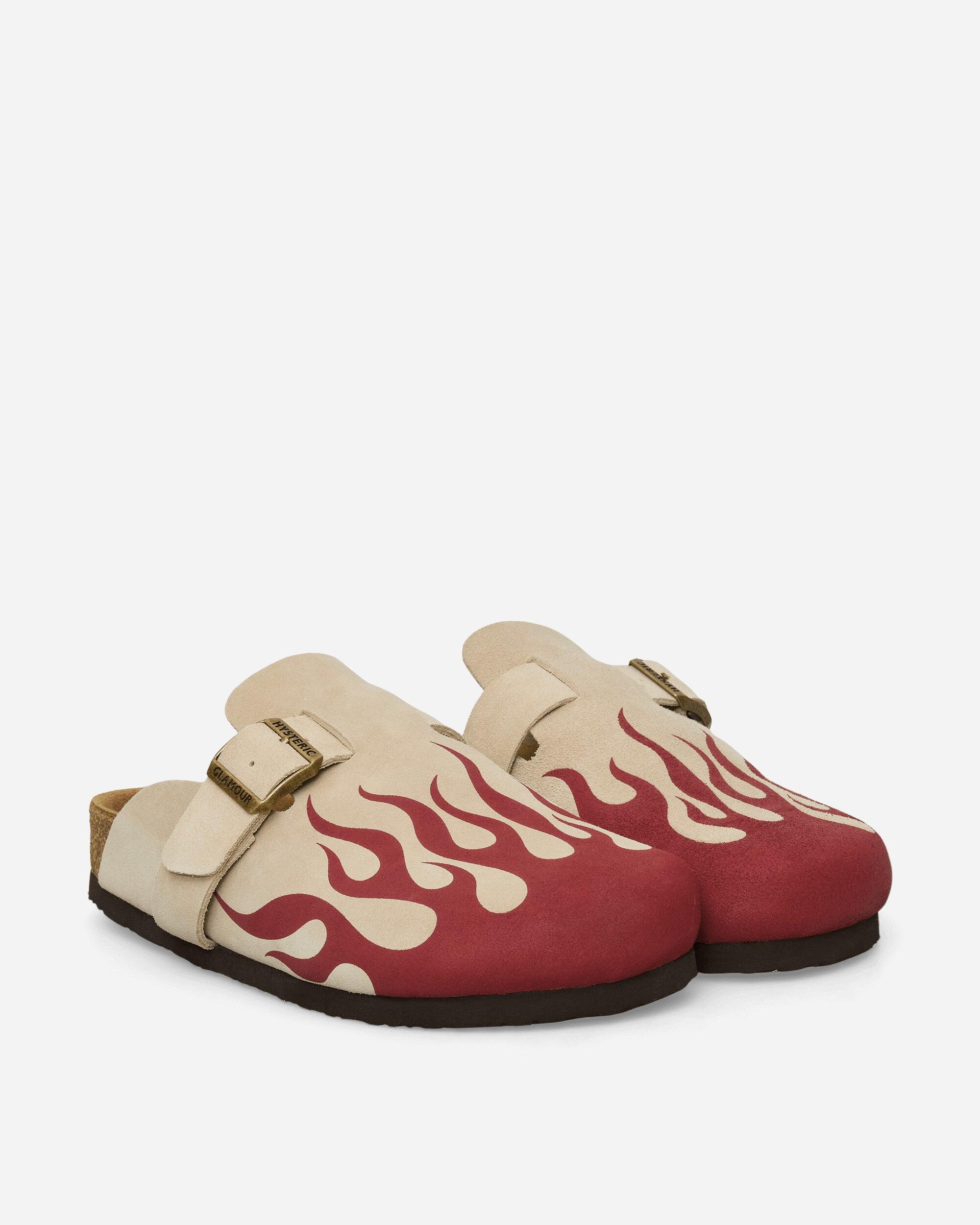 Hysteric Glamour Women S Fire Pattern Sandals in White | Lyst