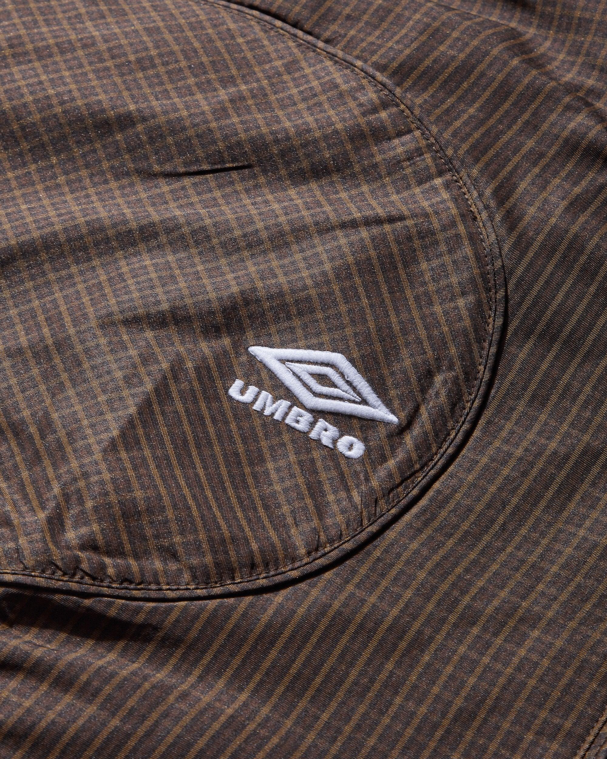 Umbro Mini Check Track Jacket in Brown for Men | Lyst Umbro Mini Check Track Jacket in Brown for Men | Lyst