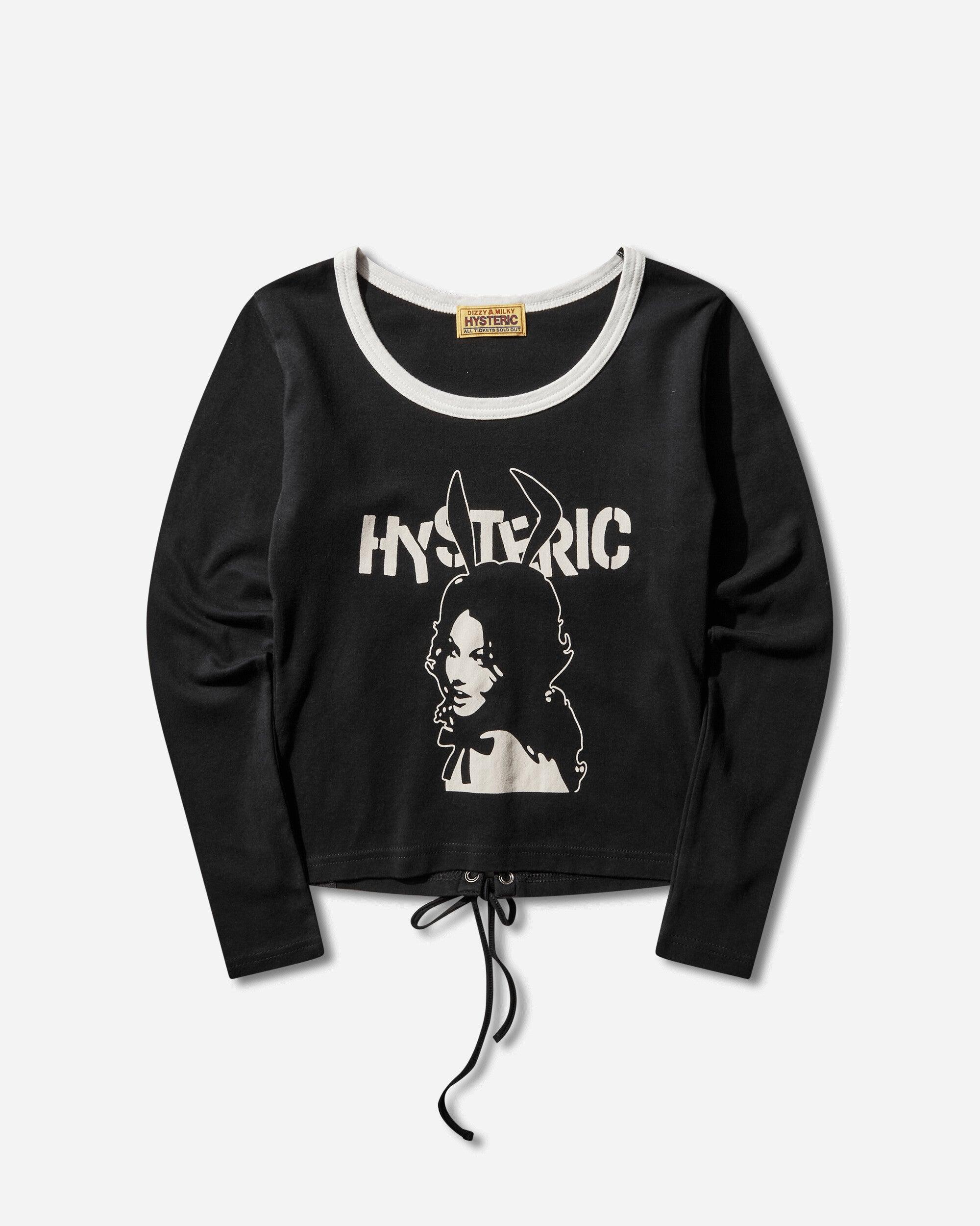 Hysteric Glamour S Bunny Girl Lace-Up Baby T-Shirt in Black | Lyst