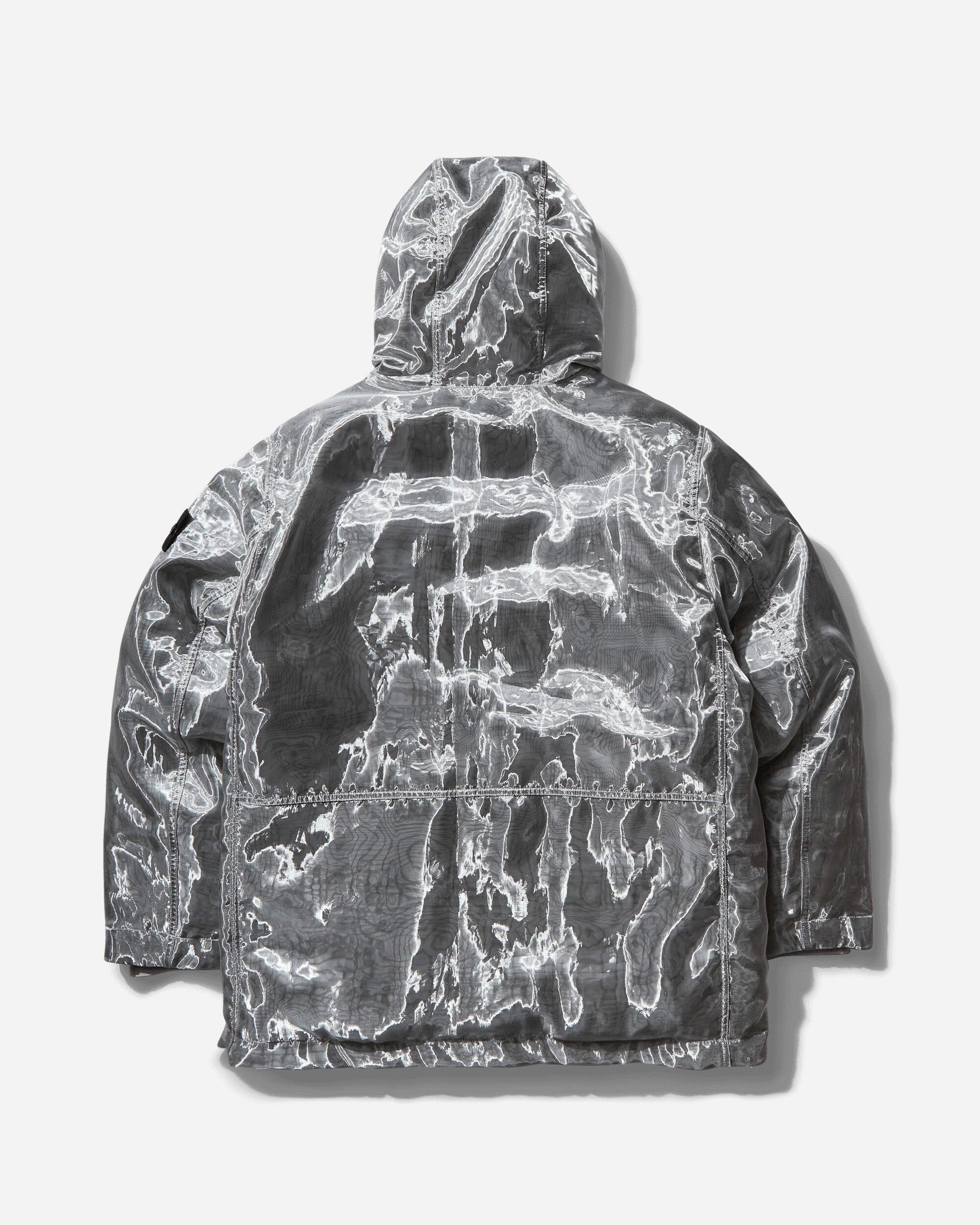 Stone Island S Metal Mesh Pvd Nanotechnology Padded Jacket in Grey
