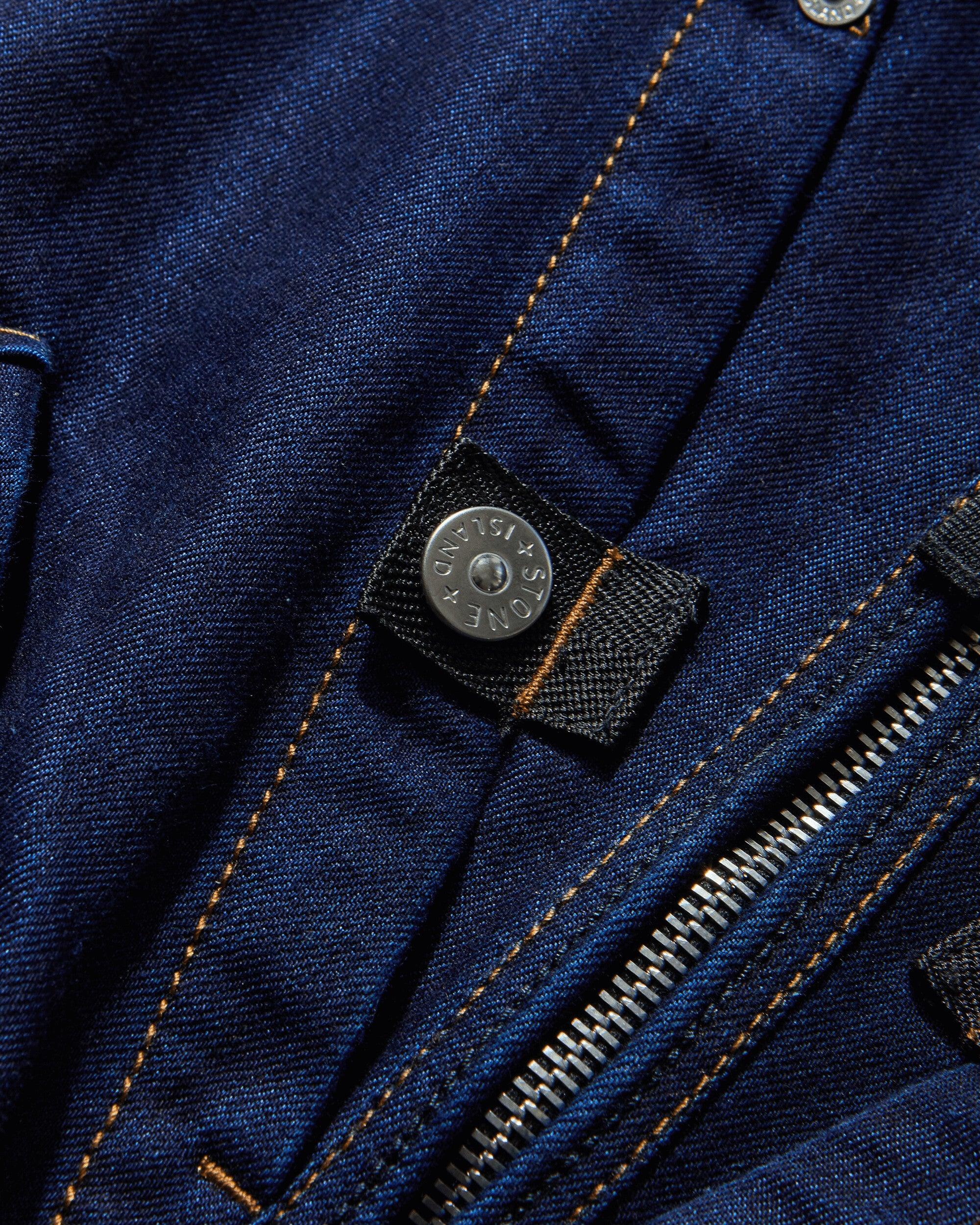 Stone Island Men S Indigo Polypropylene Denim Light Vest Rinsed in 