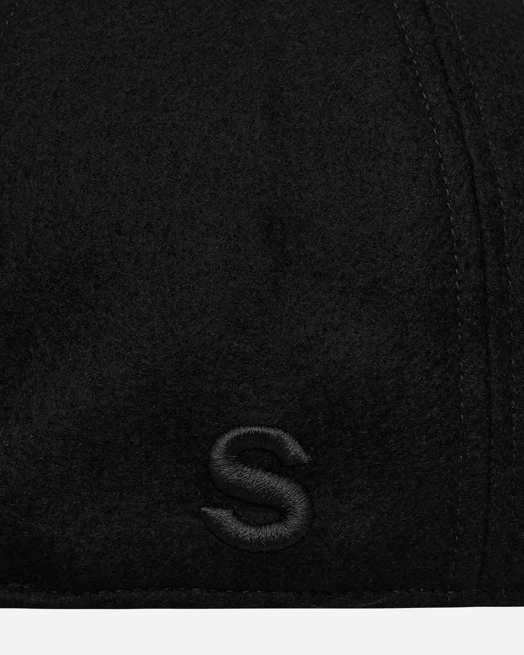 Sacai Melton Wool Drawstring Cap in Black | Lyst
