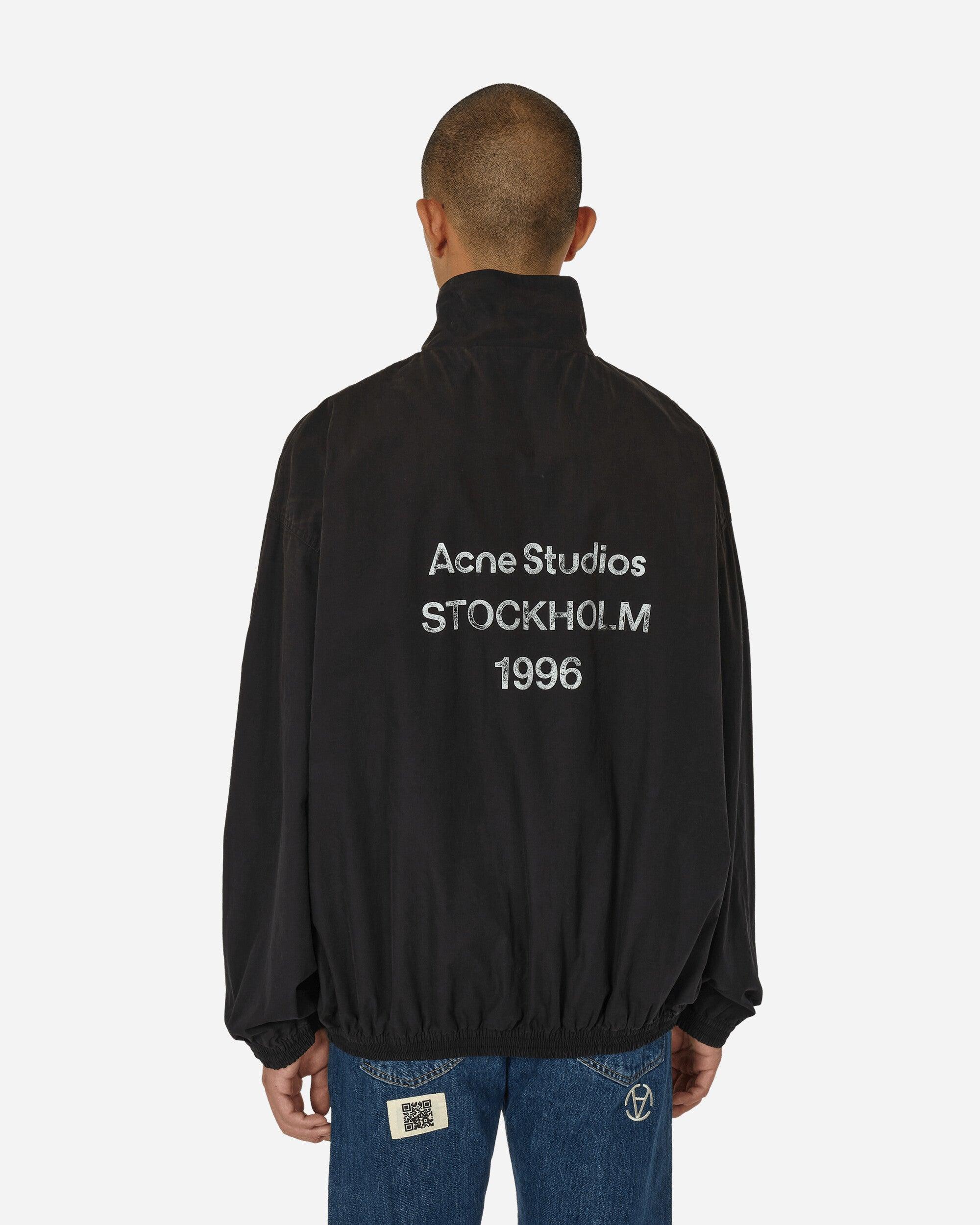 Acne Studios Logo Zipper Jacket in Black for Men | Lyst