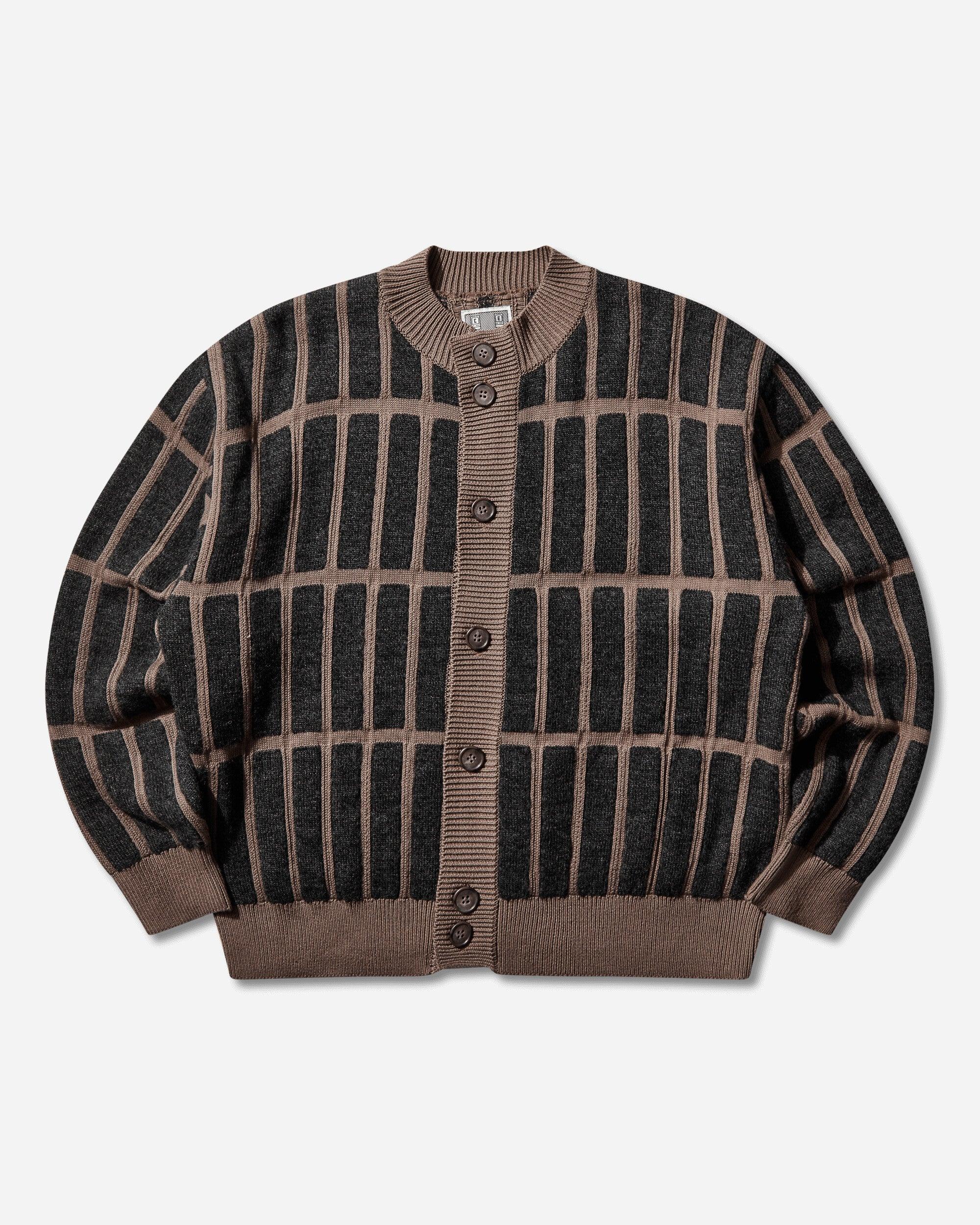 Cav Empt S Rectangular Bar Knit Cardigan in Black for Men | Lyst