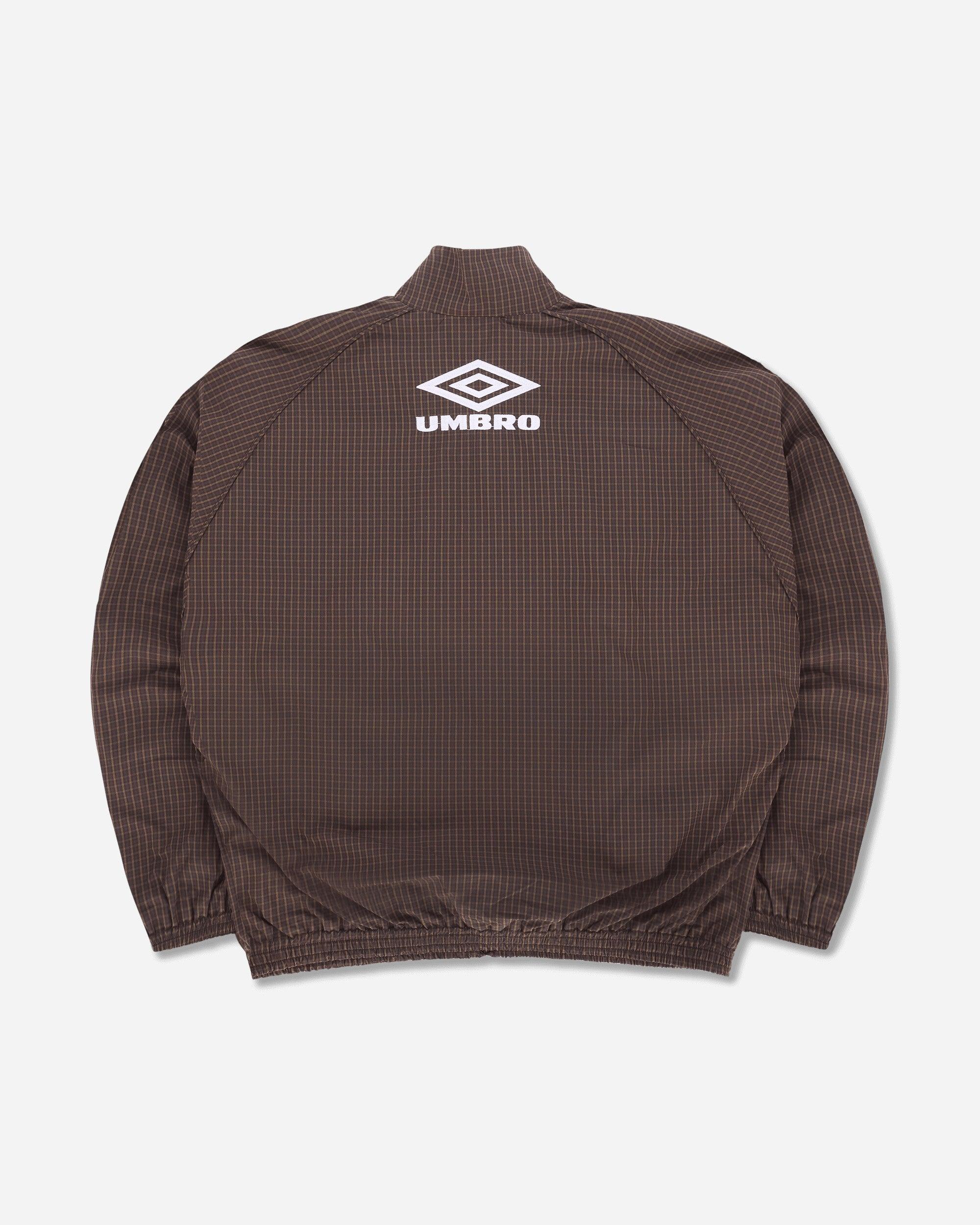 Umbro Mini Check Track Jacket in Brown for Men | Lyst Umbro Mini Check Track Jacket in Brown for Men | Lyst