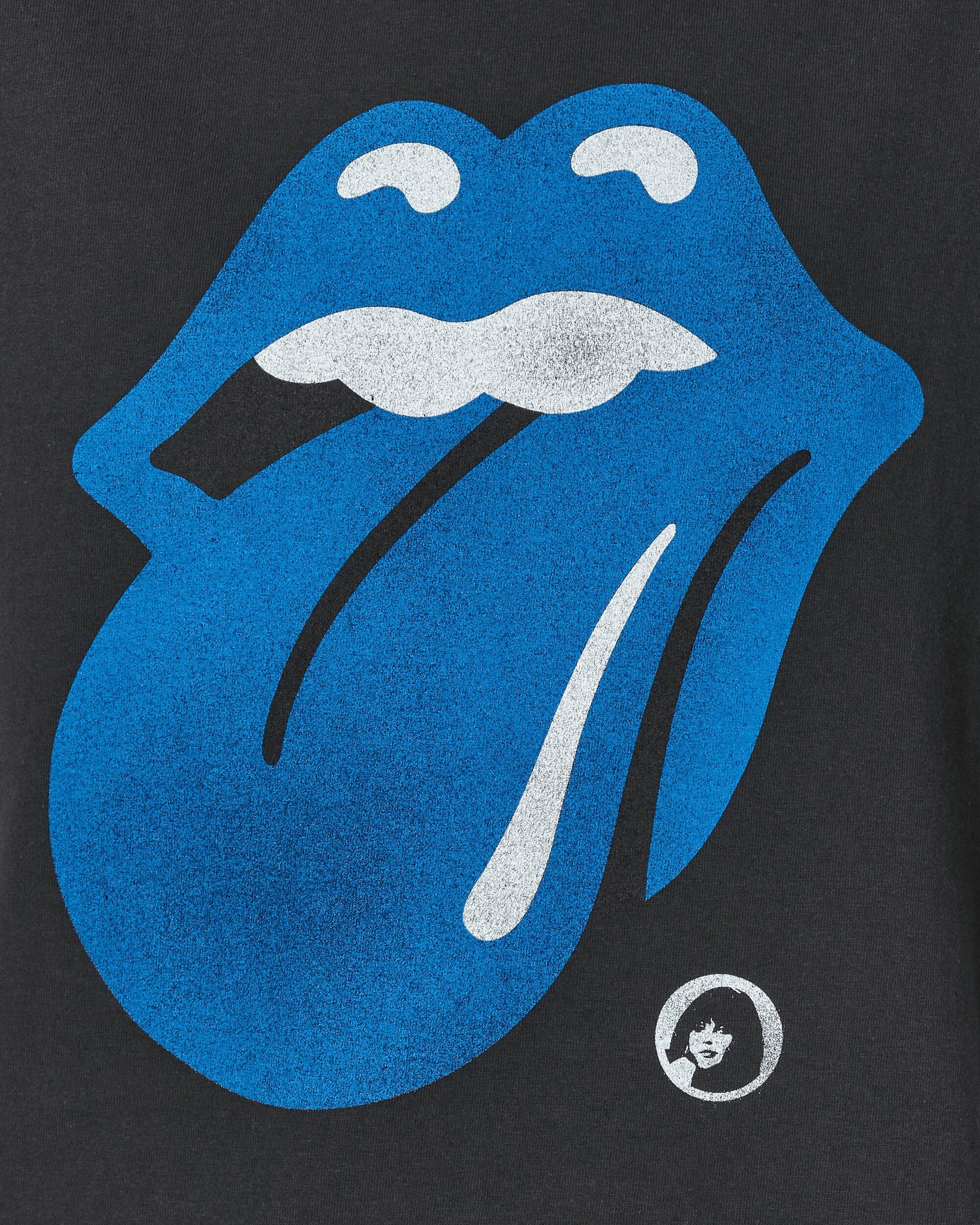 Hysteric Glamour The Rolling Stones Circle Head And Blue Tongue T