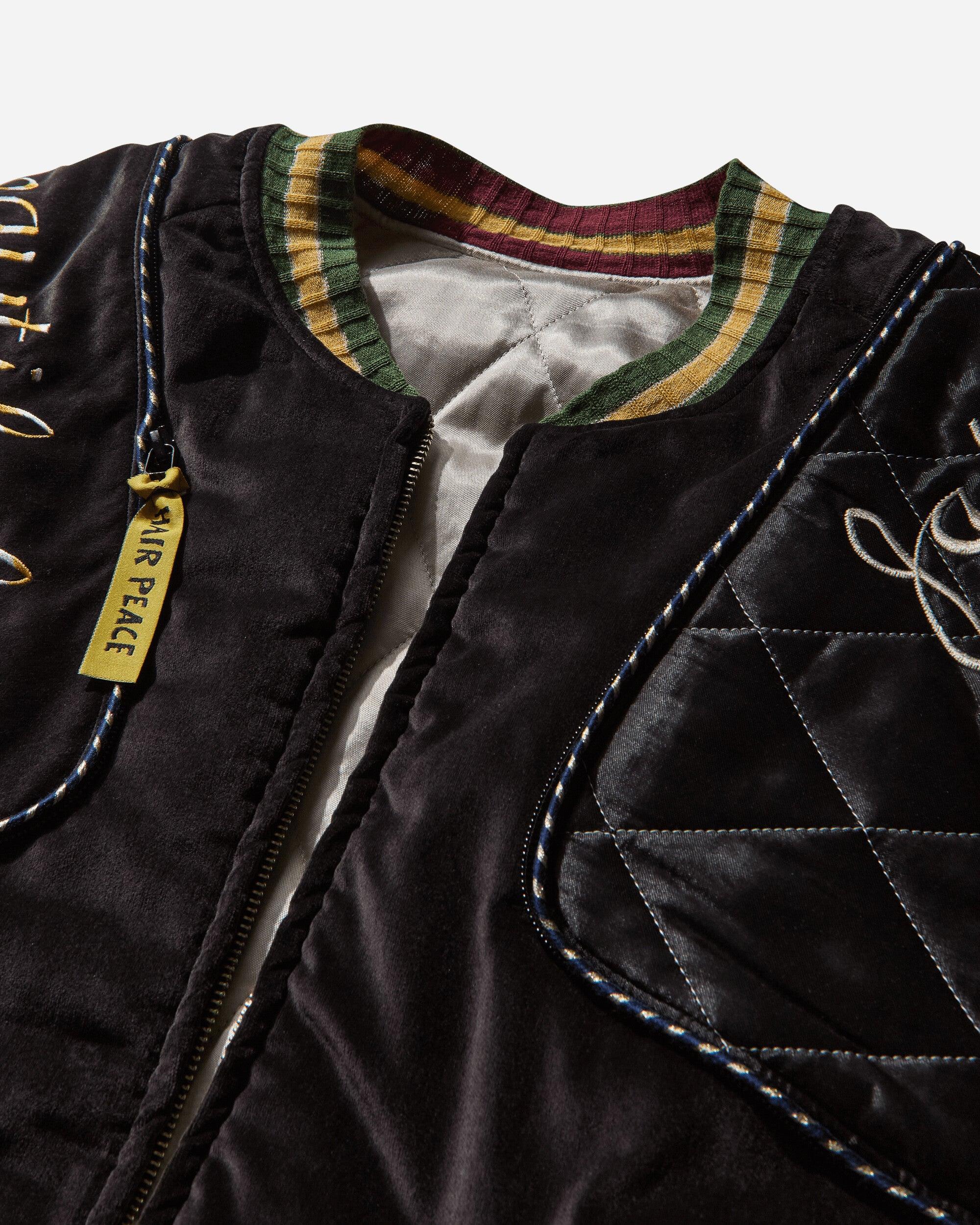 Kapital S Velveteen Sham Bomber Jacket (Rainskull And Snake) in