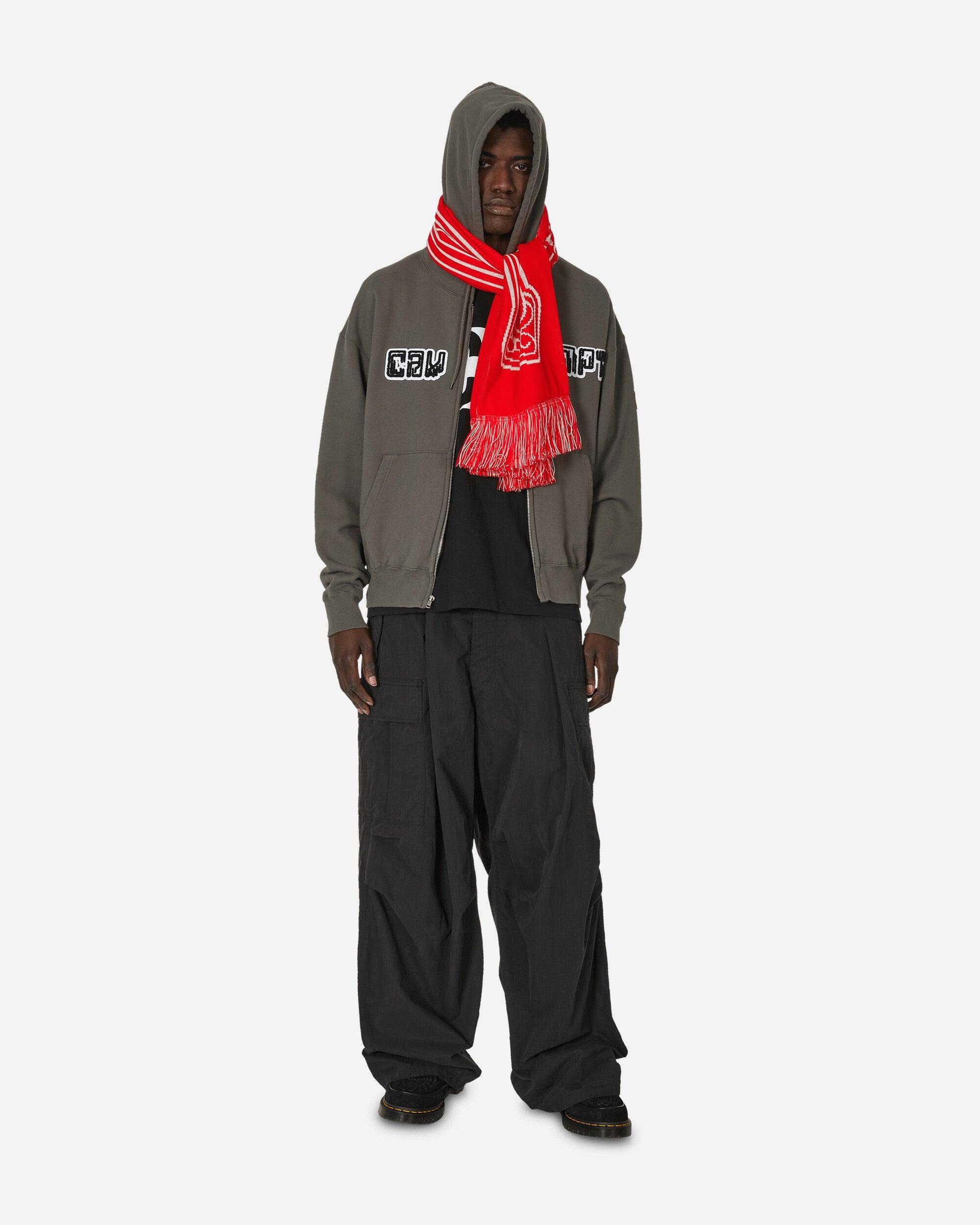Cav Empt Logo Embroidery Zip Hoodie Charcoal in Black for Men | Lyst