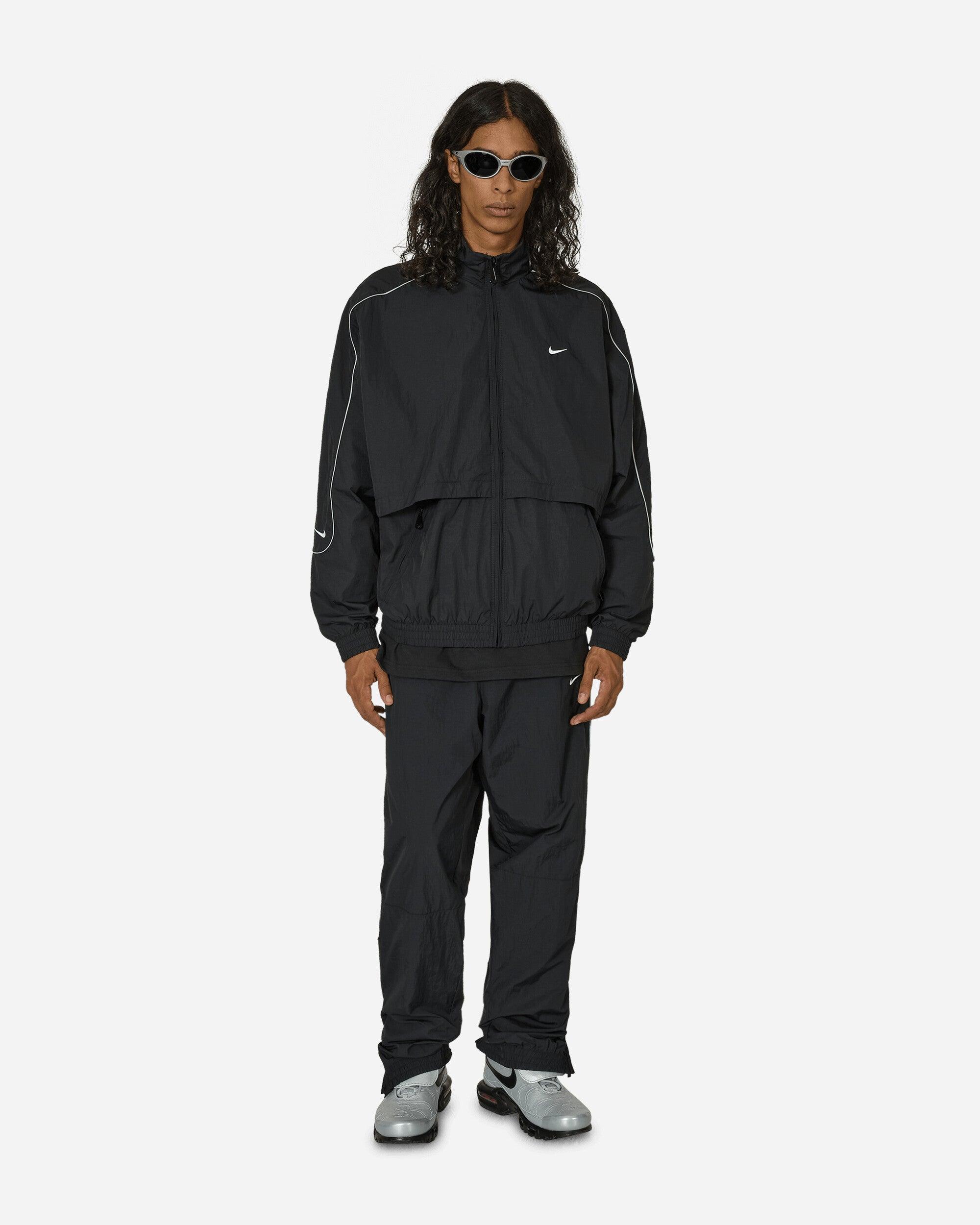Nike Solo Swoosh Woven Track Jacket in Black for Men | Lyst