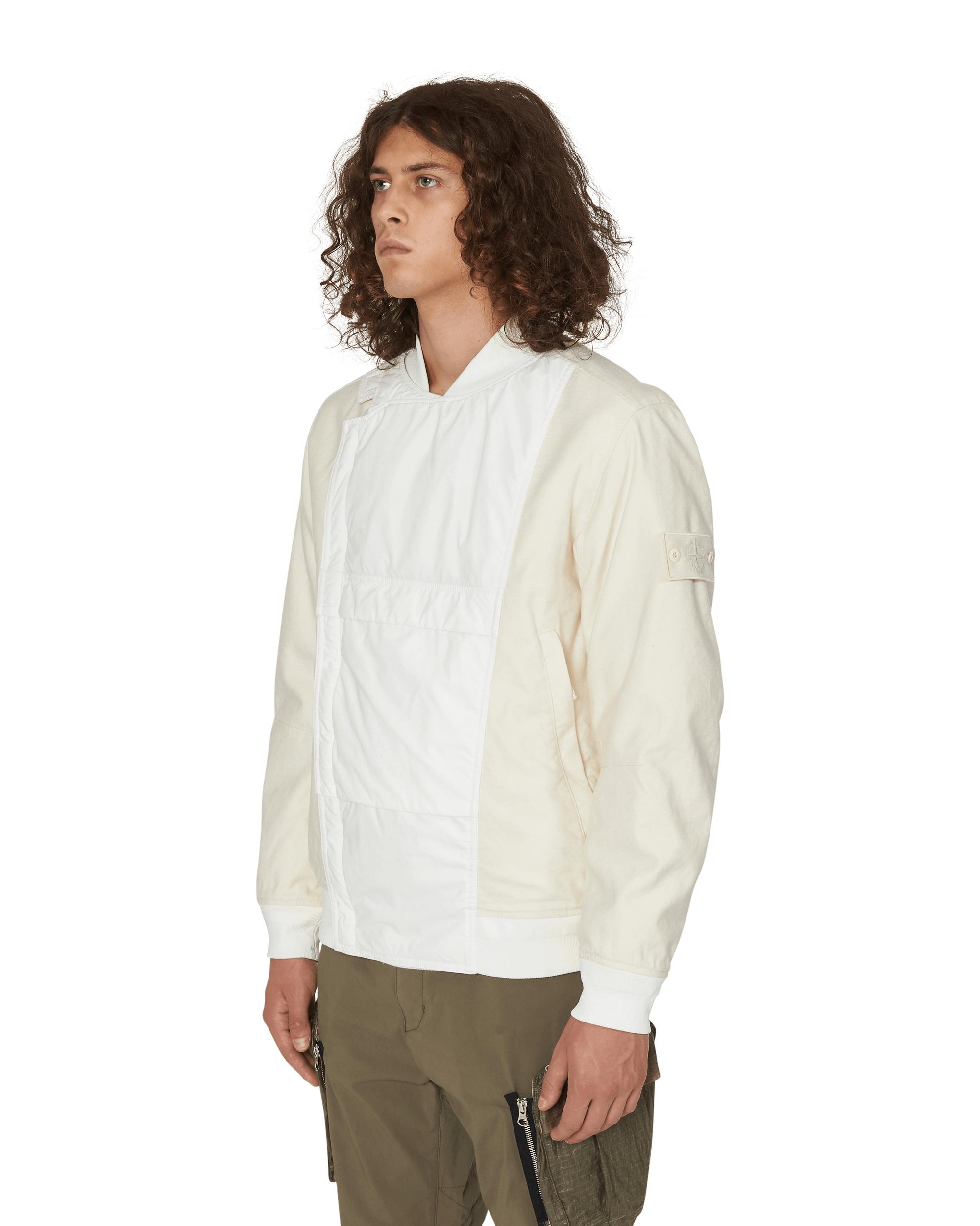 stone island ghost jacket white