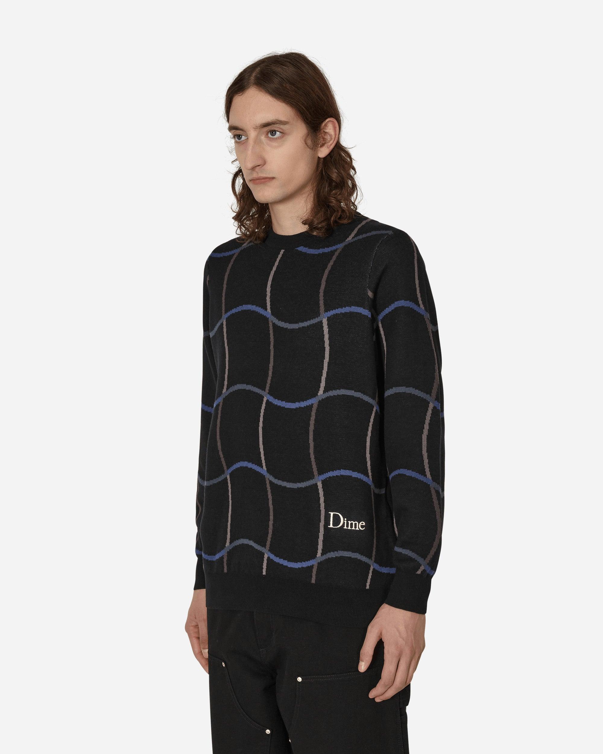 Dime Wave Knit Sweater in Black for Men | Lyst
