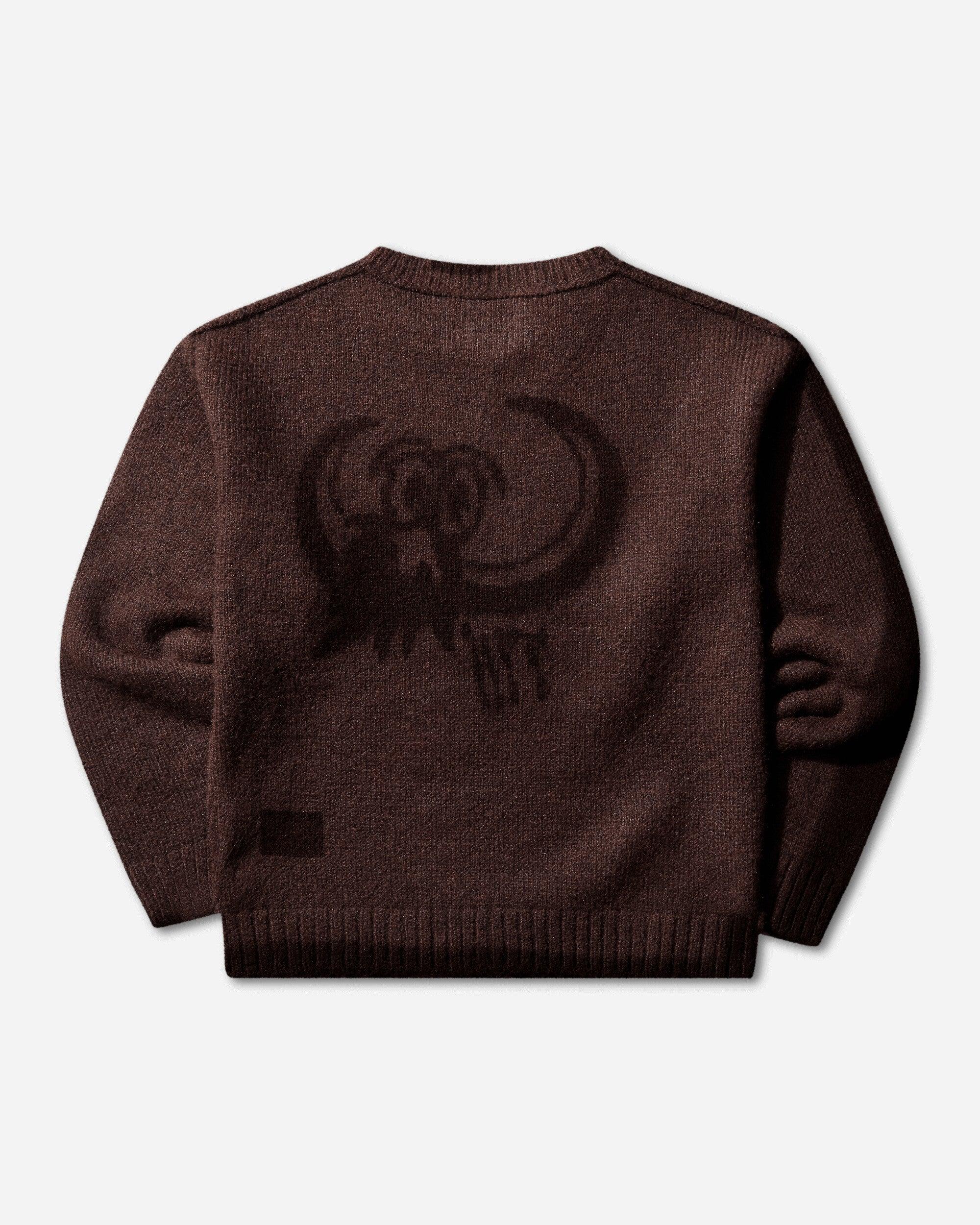 WTAPS S Bvo Crewneck Sweater Burgundy in Brown for Men | Lyst 