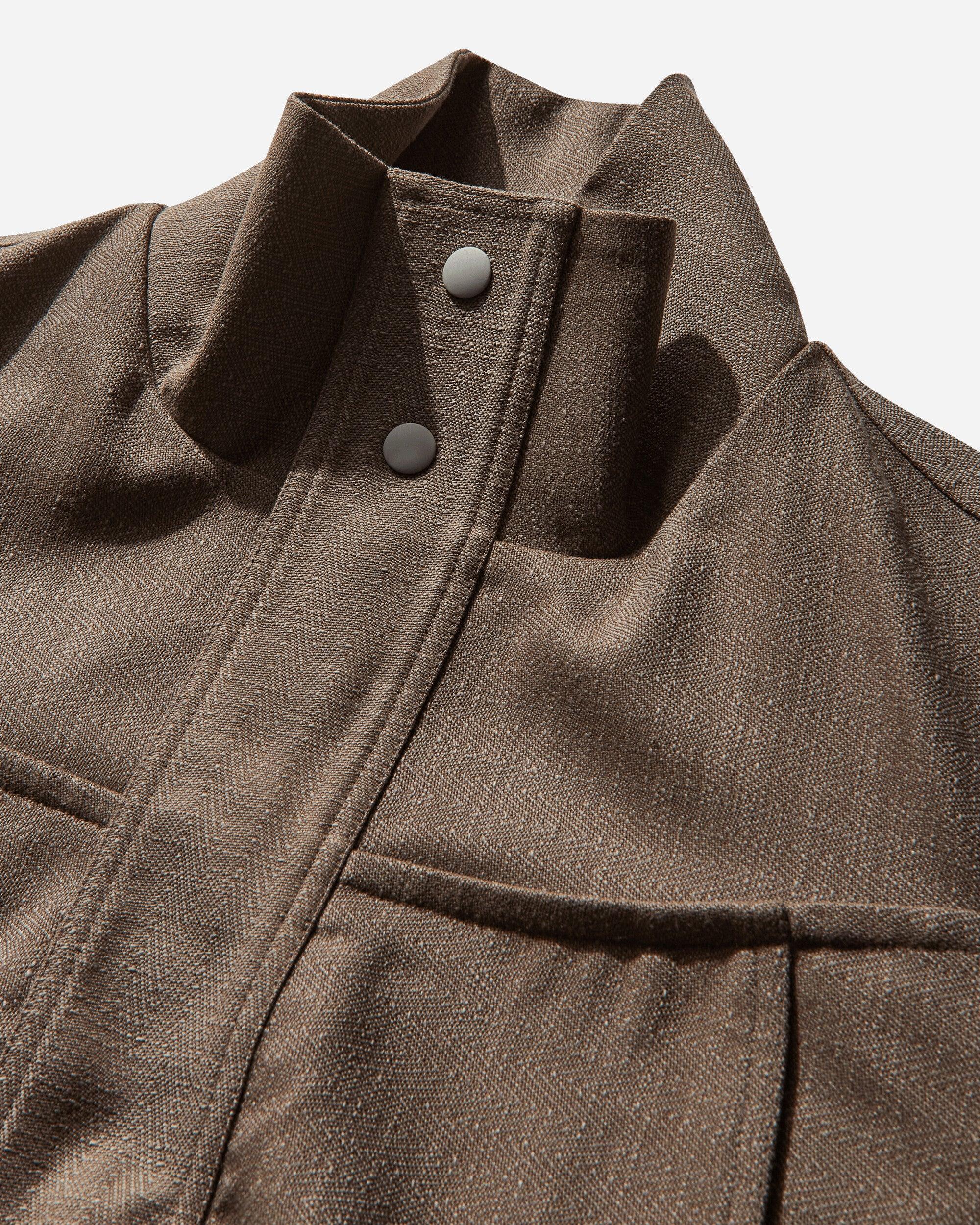 Kiko Kostadinov Men S Zafar Cropped Jacket Brown Oak for Men | Lyst UK