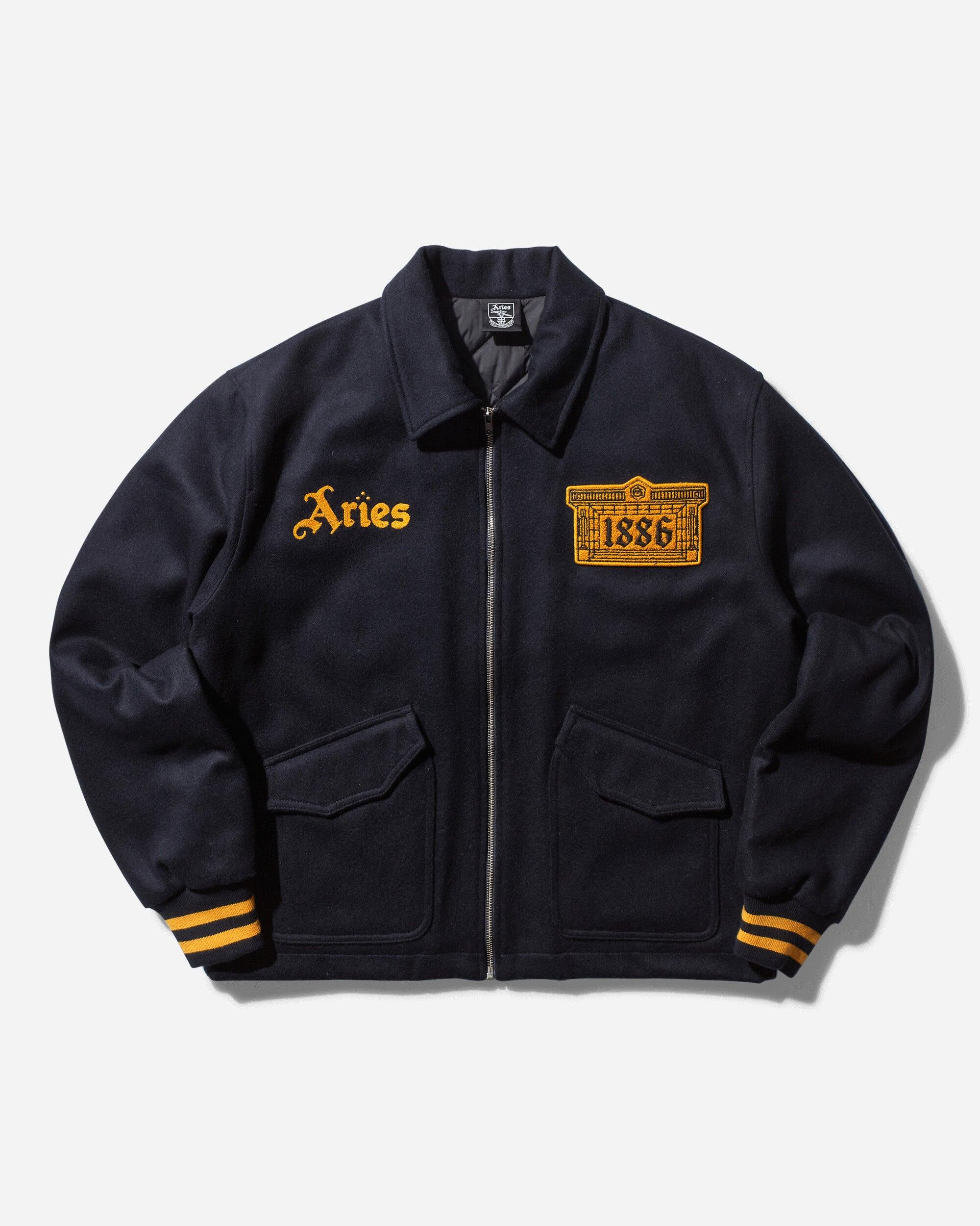 Aries S Arsenal Wool Bomber Jacket in Blue for Men | Lyst