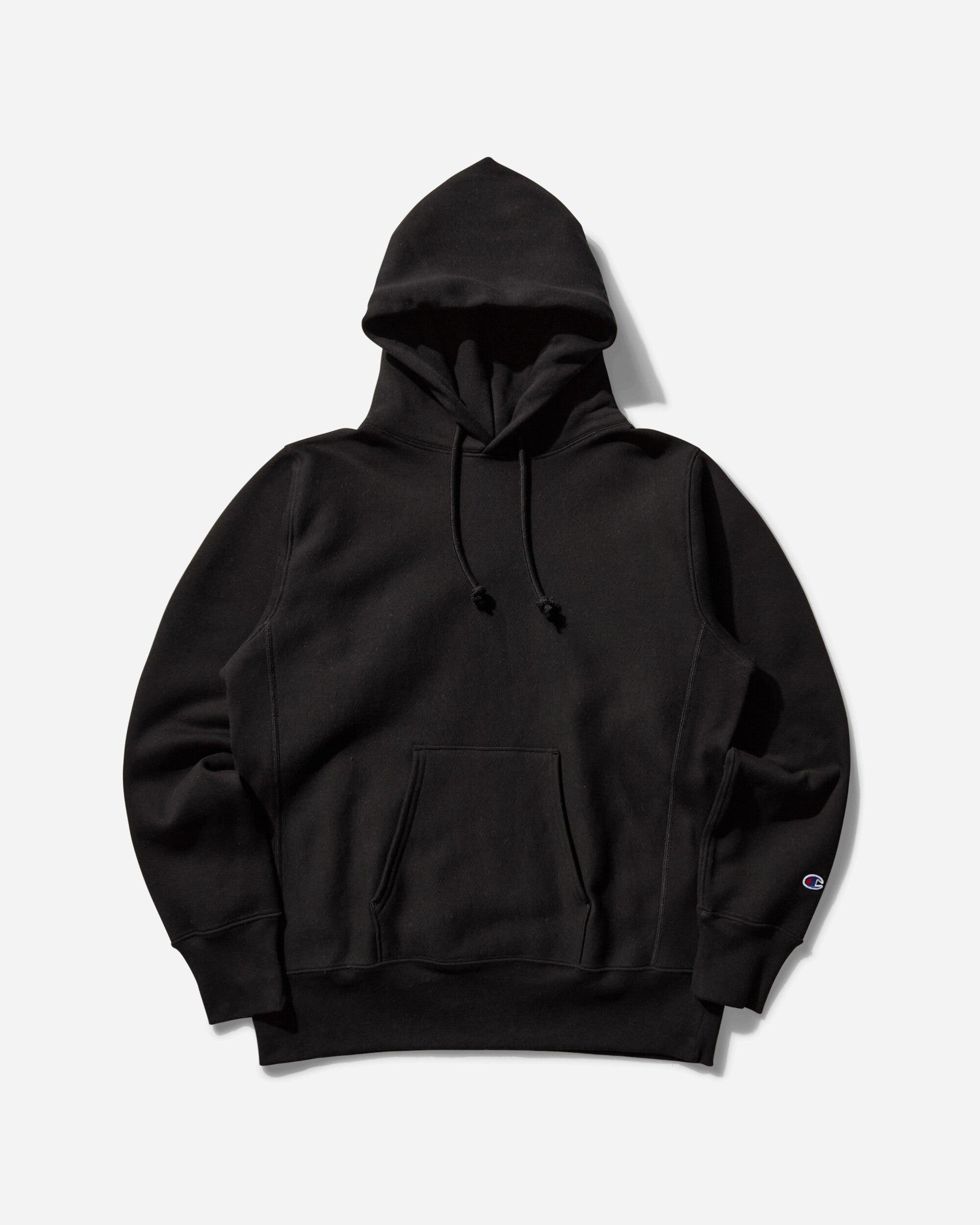 Champion Made In Usa Reverse Weave Hoodie in Black for Men