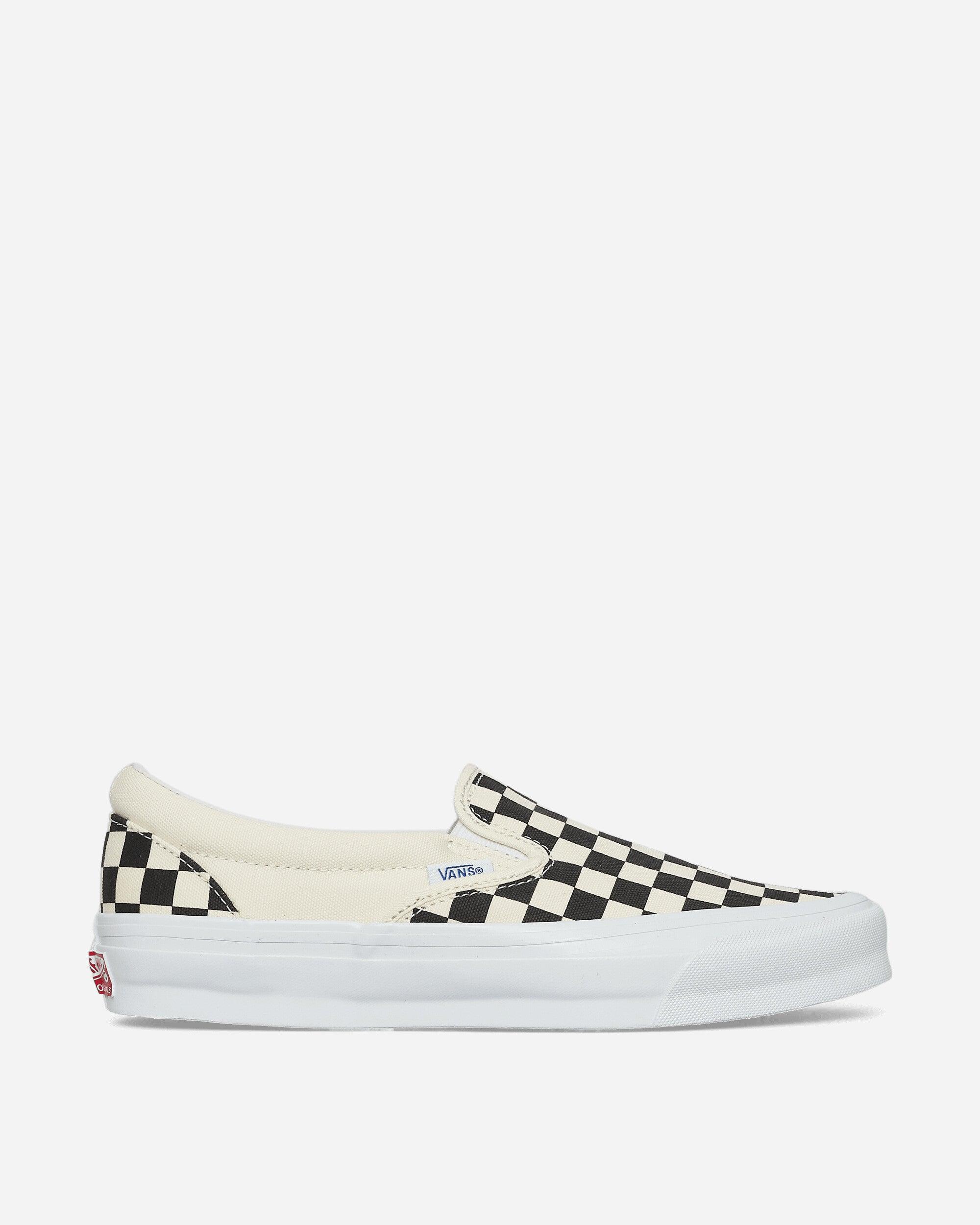 Vans Classic Slip-on Lx Sneakers Checkerboard in White for Men | Lyst