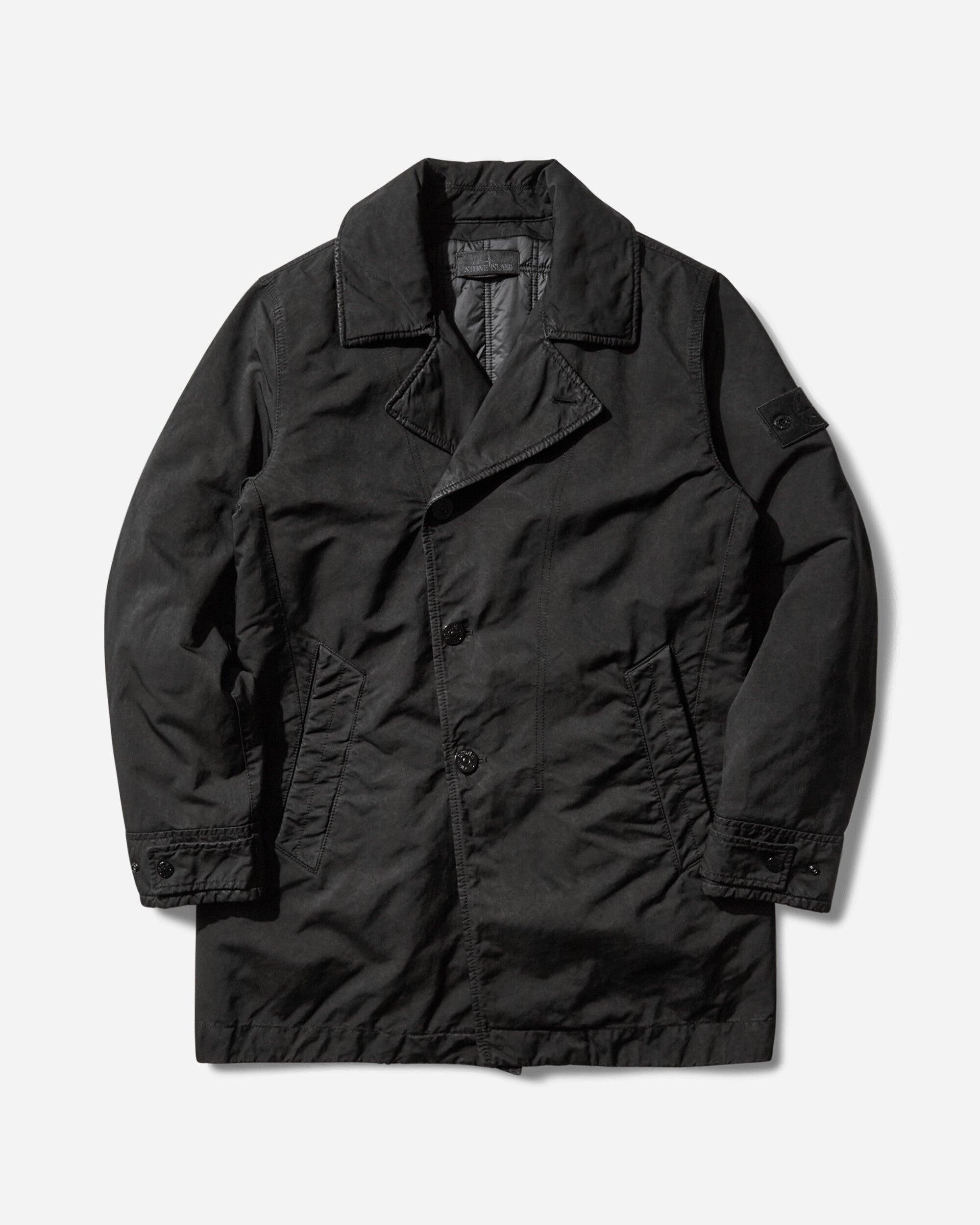 Stone  ブラック DAVID-TCコートジャケット　サントス様 Stone Island David-TC ジャケット | ブラック | FARFETCH JP