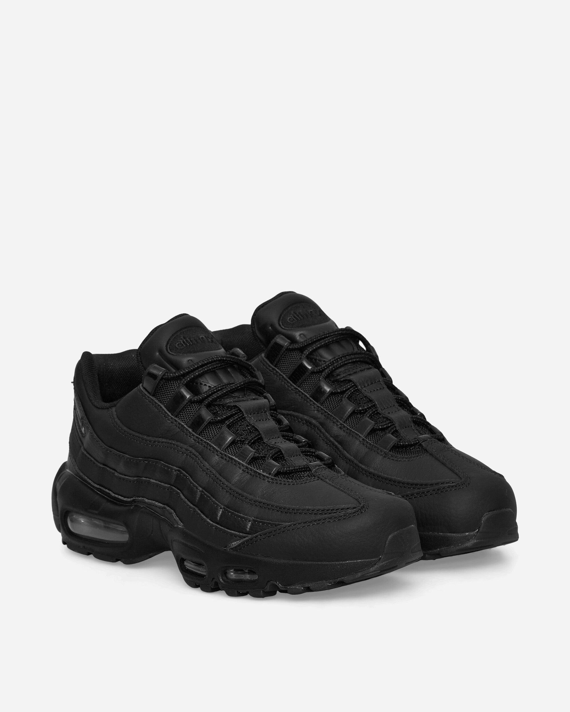 Nike Max 95 Leather, Suede And Woven Mid-top in Black for Lyst UK