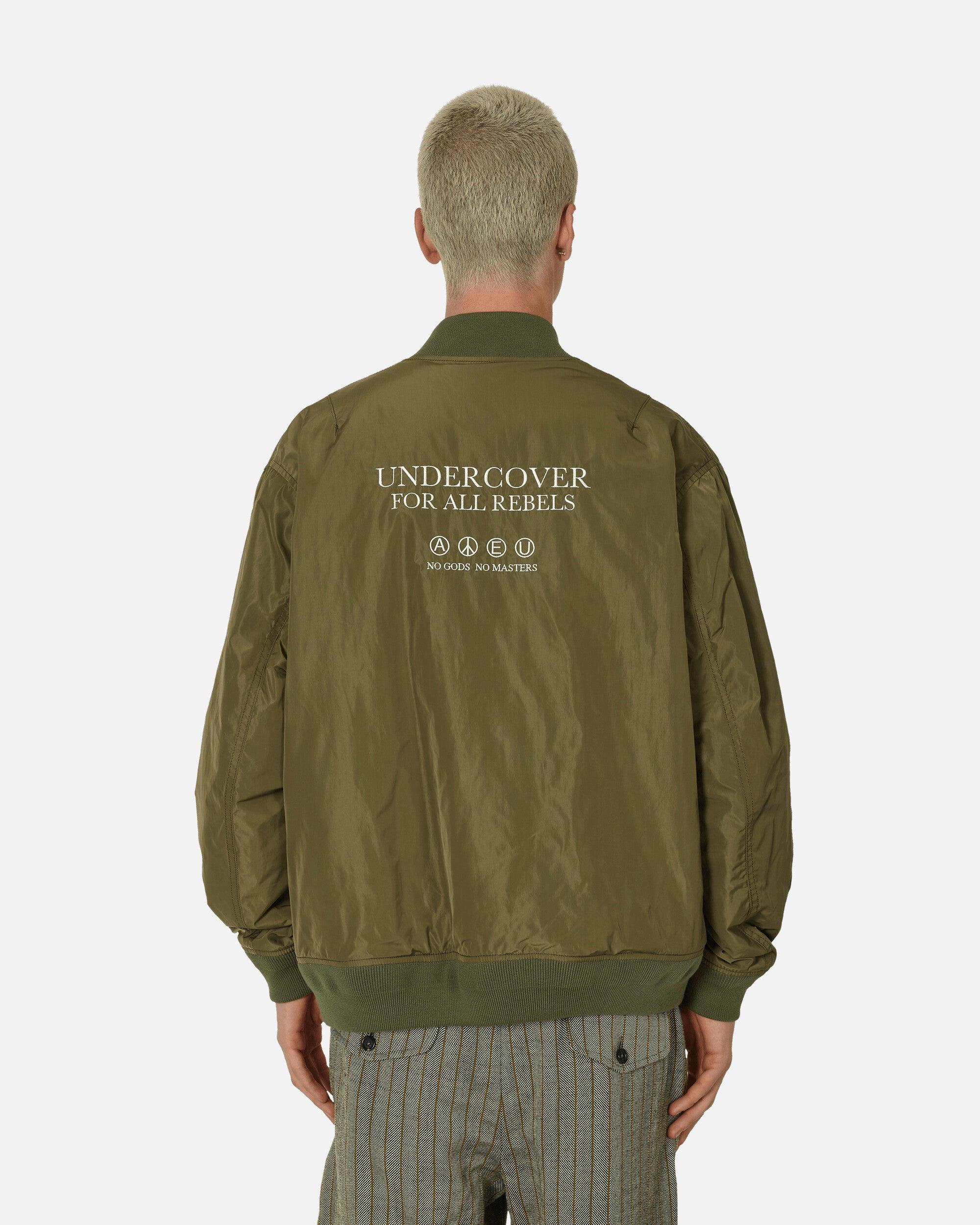 Undercover Ma-1 Bomber Jacket Khaki in Green for Men | Lyst
