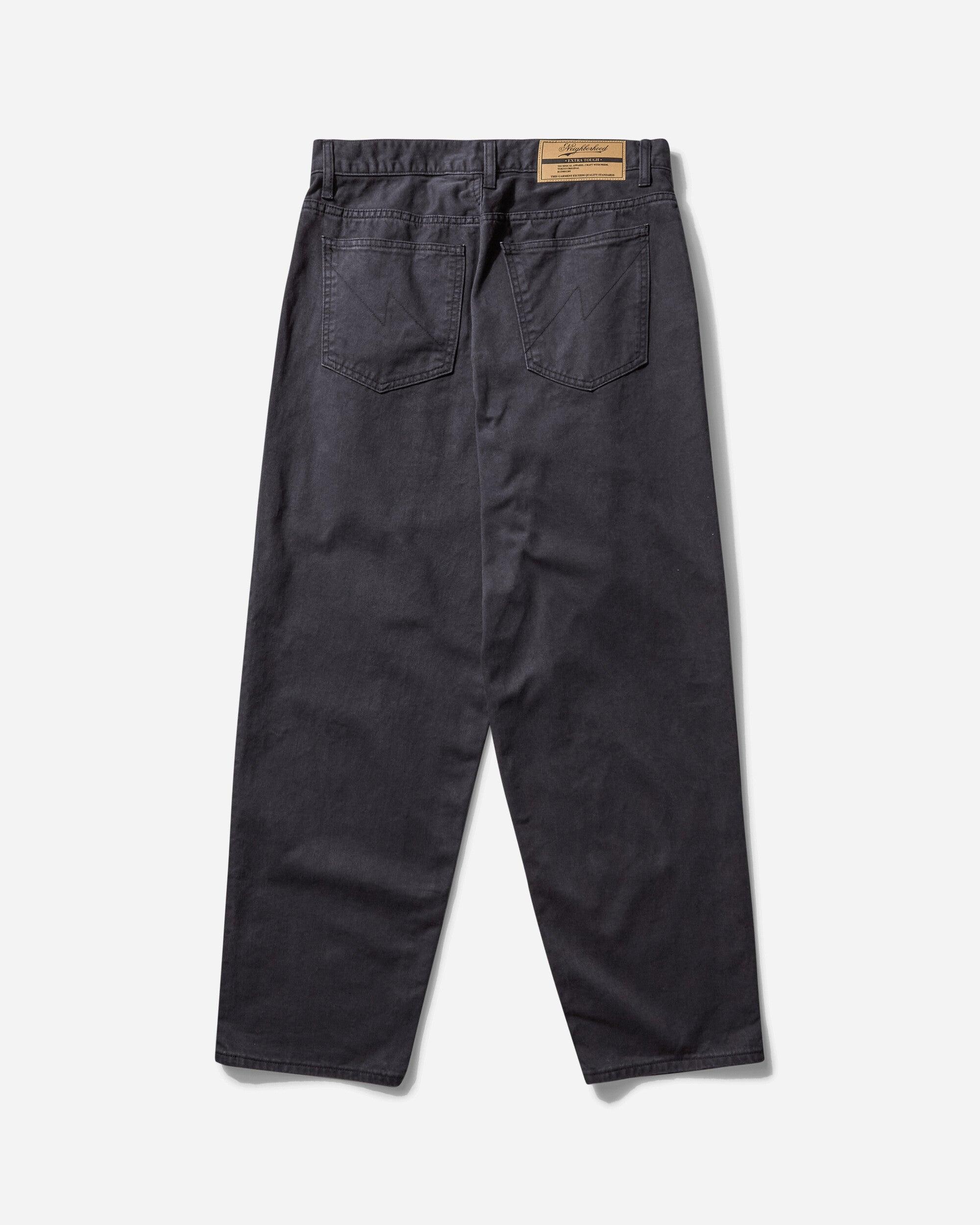 Neighborhood Men S baggy Silhouette Two Tuck Pants in Gray