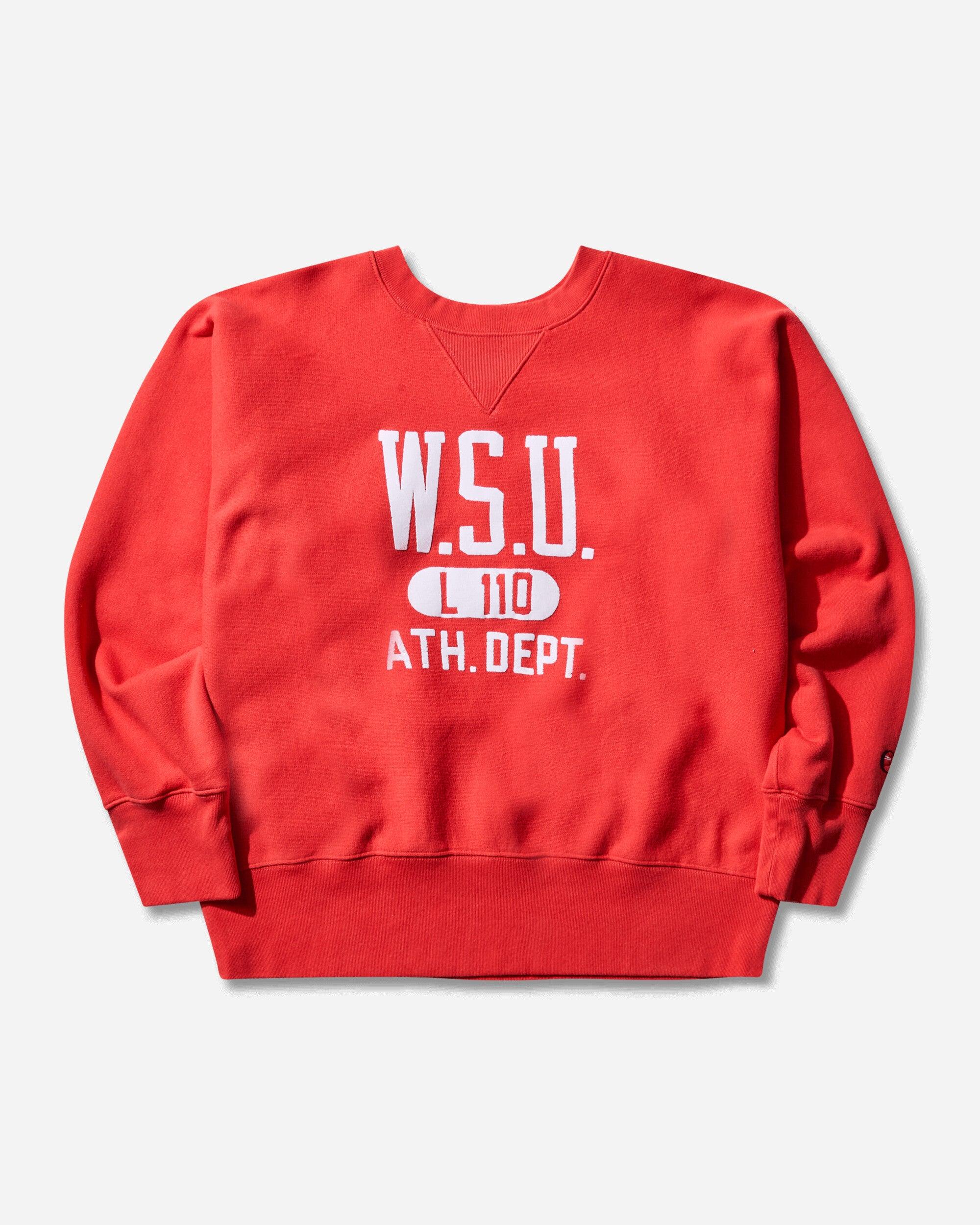 Reverse Weave Washu Crewneck University Of Washington Reverse