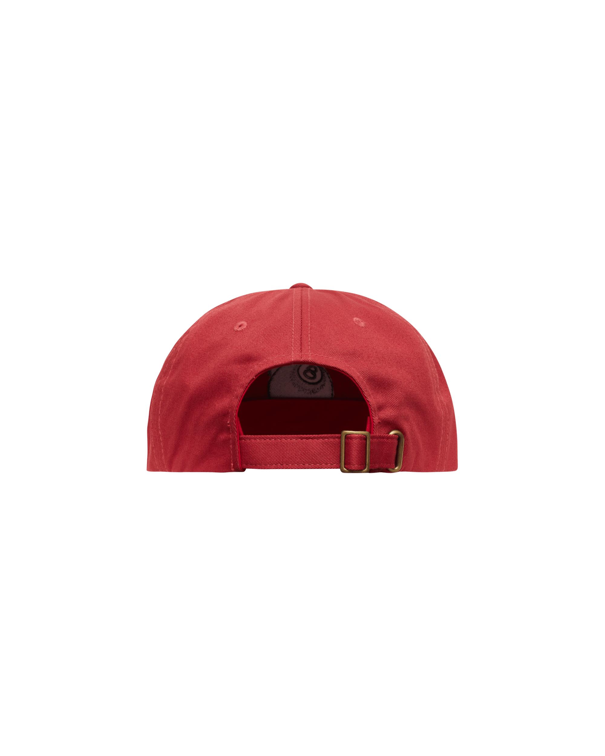 Stussy Cotton Stock 8 Ball Low Pro Cap in Charcoal (Red) for Men 