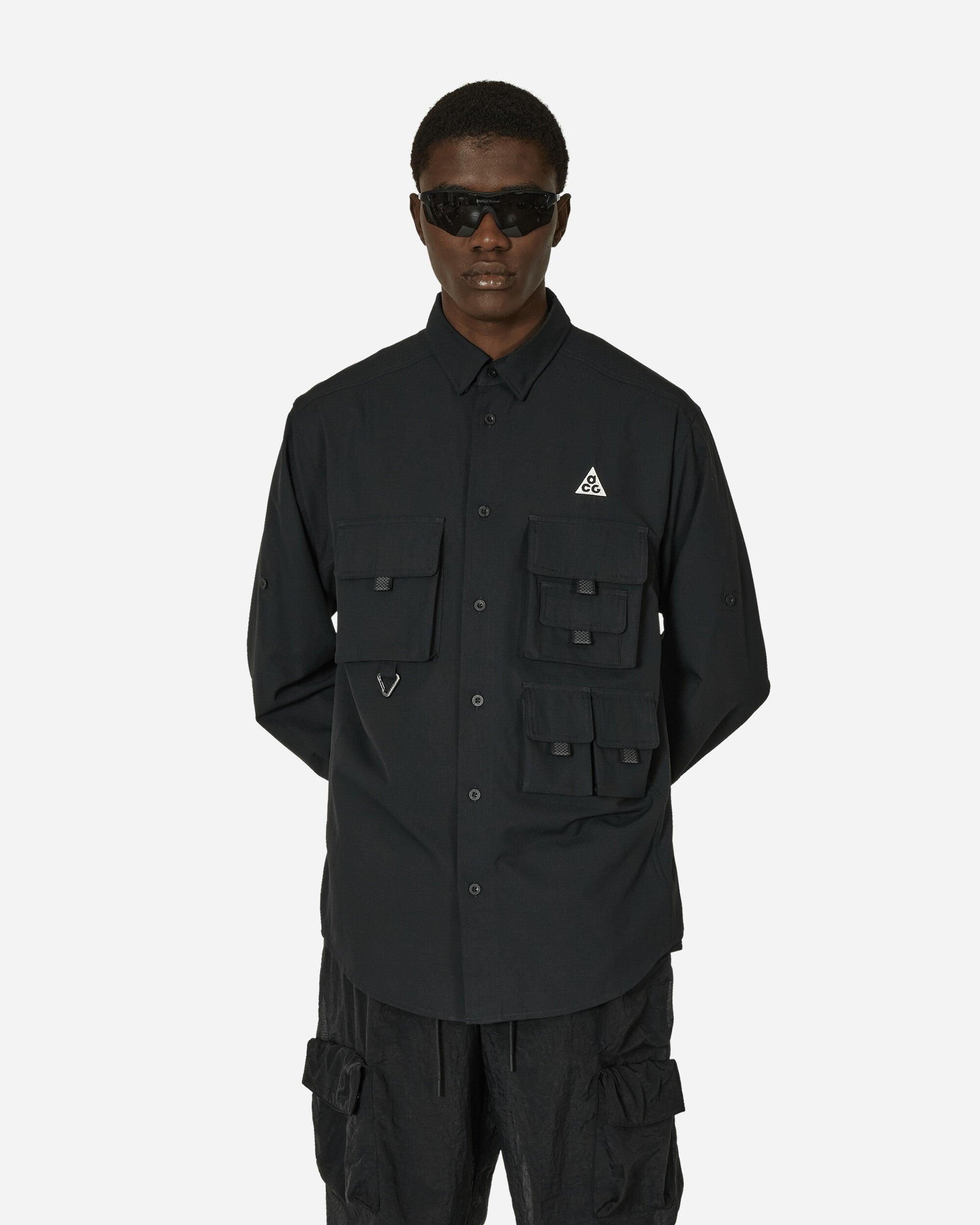 Nike Acg Dri-Fit Uv Devastation Trail Longsleeve Shirt in Black
