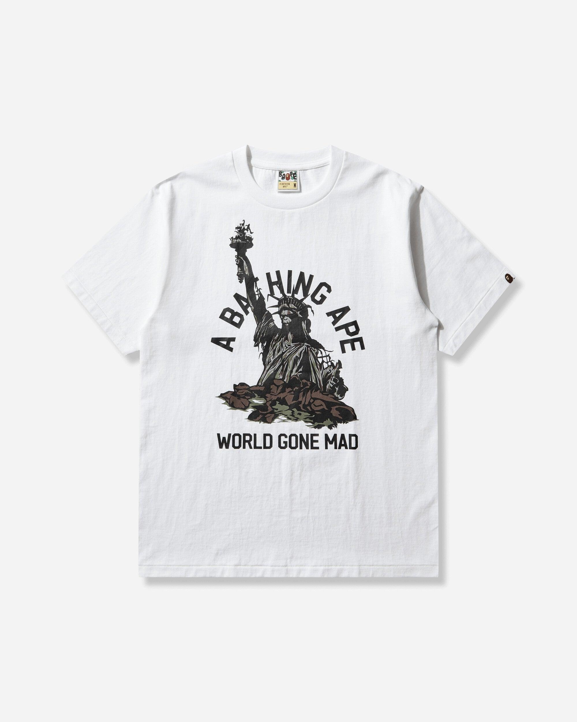 A Bathing Ape Men S Statue Of Liberty T-shirt in White for Men | Lyst