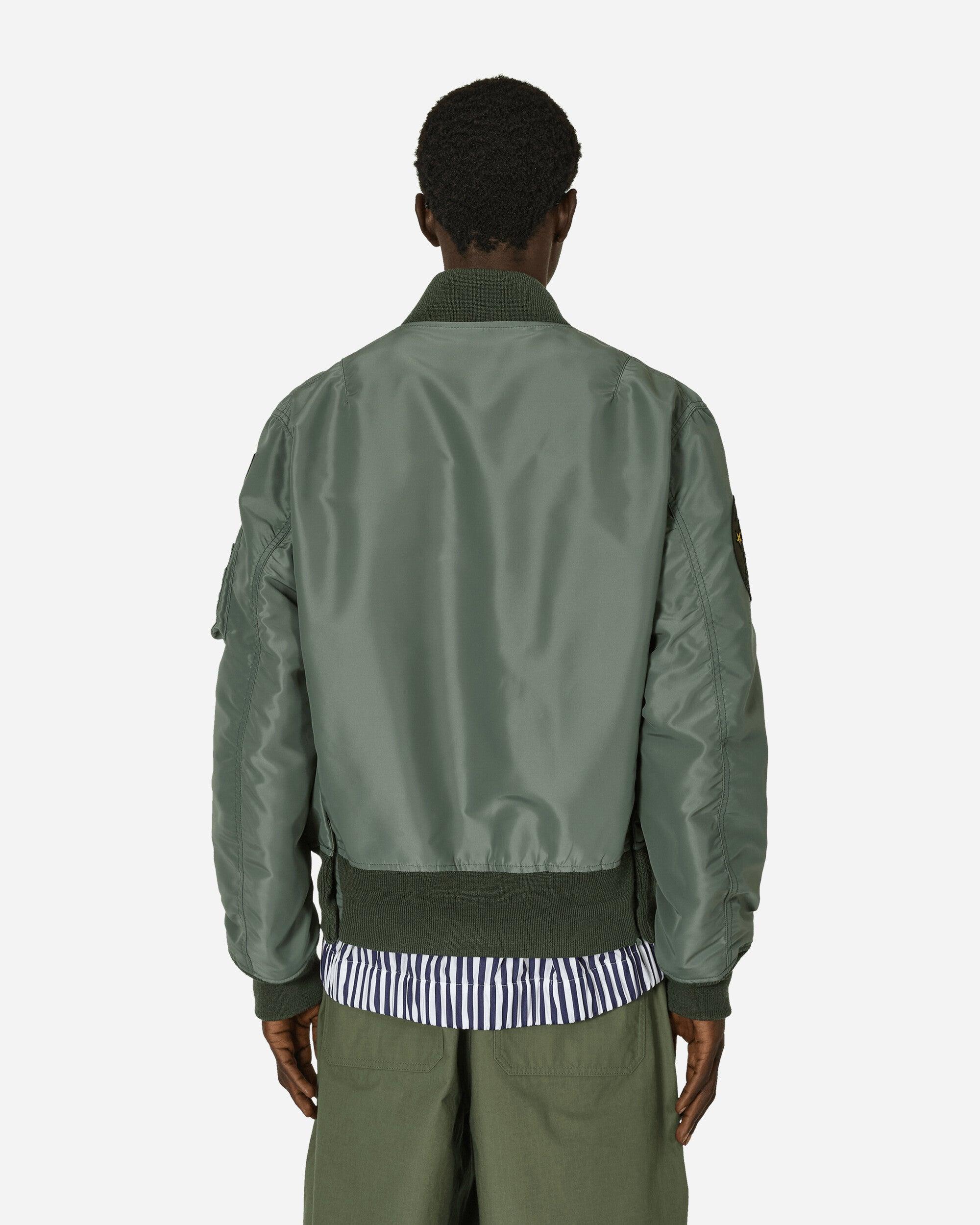 Sacai Gonz Nylon Twill Bomber Jacket Khaki in Green for Men | Lyst