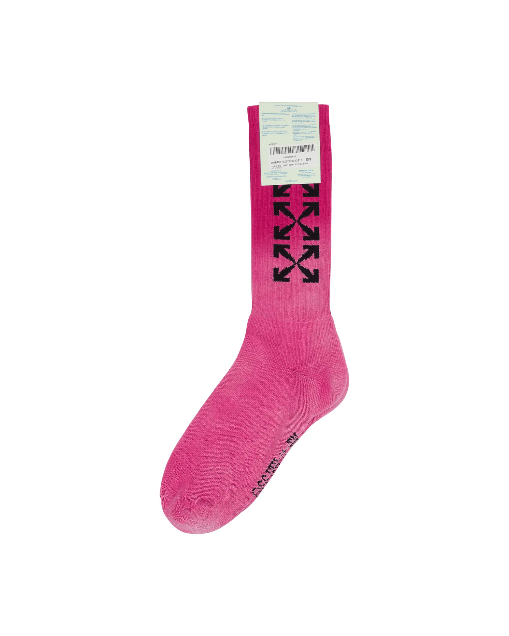 pink off white socks