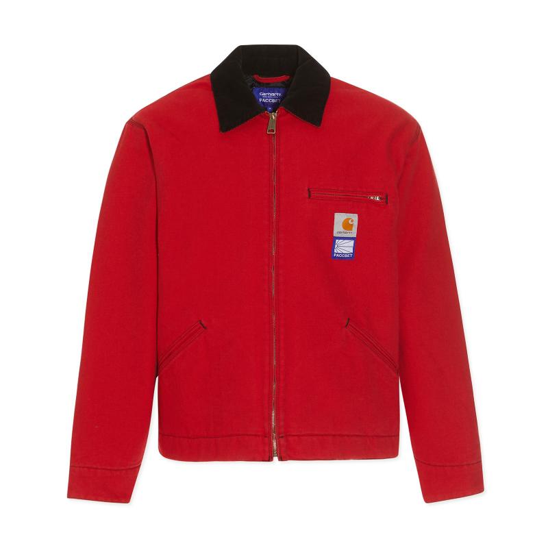 Carhartt WIP Paccbet Detroit Jacket in Red for Men | Lyst