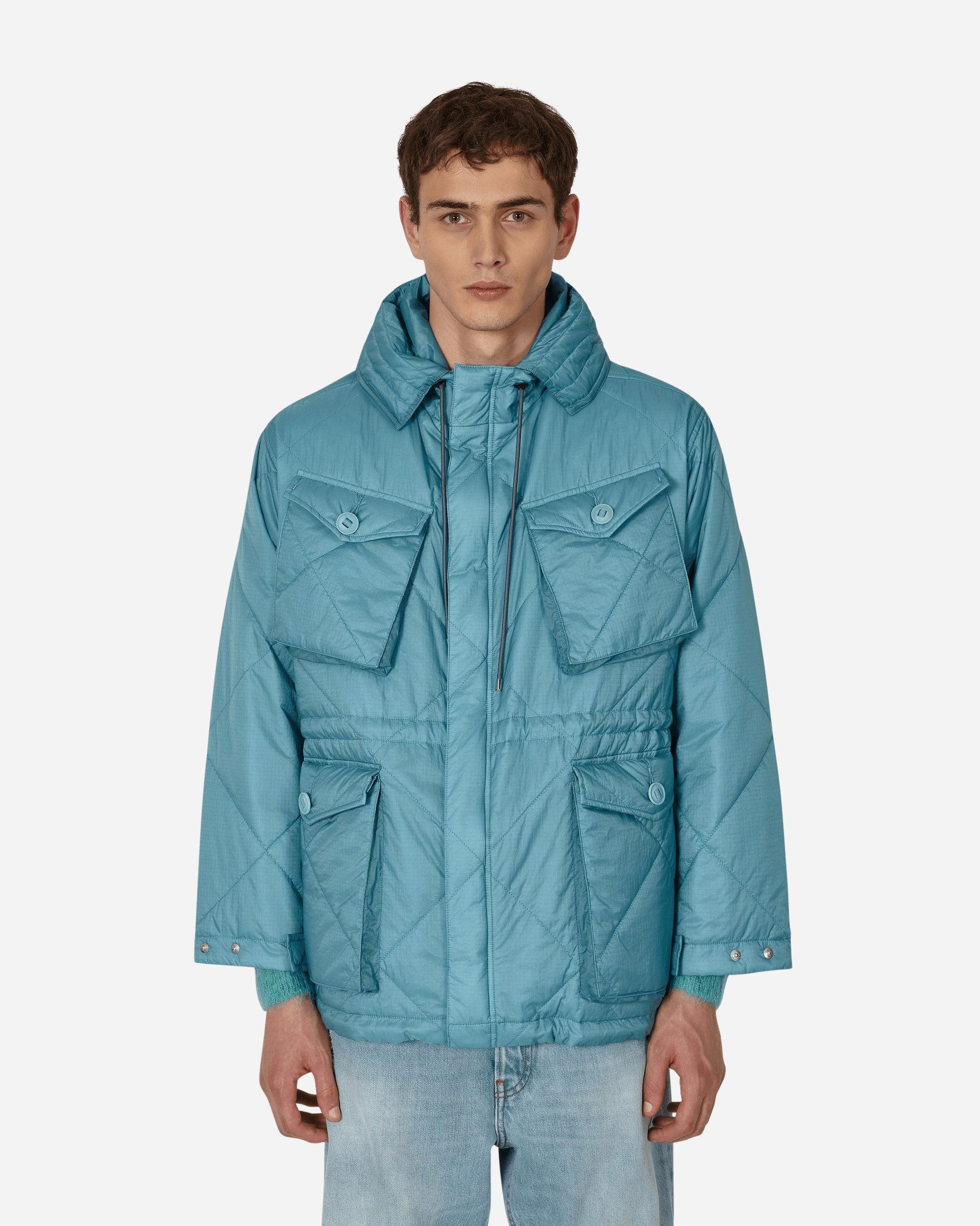 AURALEE Quilted Super Light Nylon Ripstop Field Jacket in Blue for Men ...